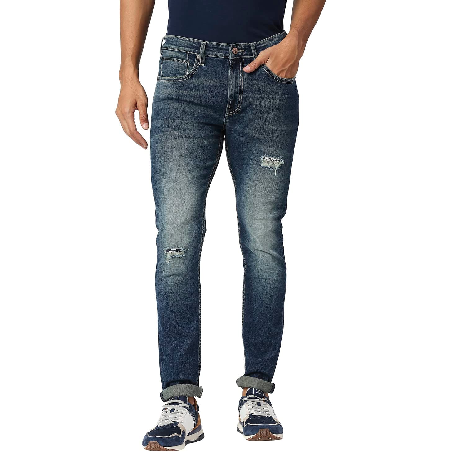 Pepe Jeans Men Mid Rise Regular Fit Jeans