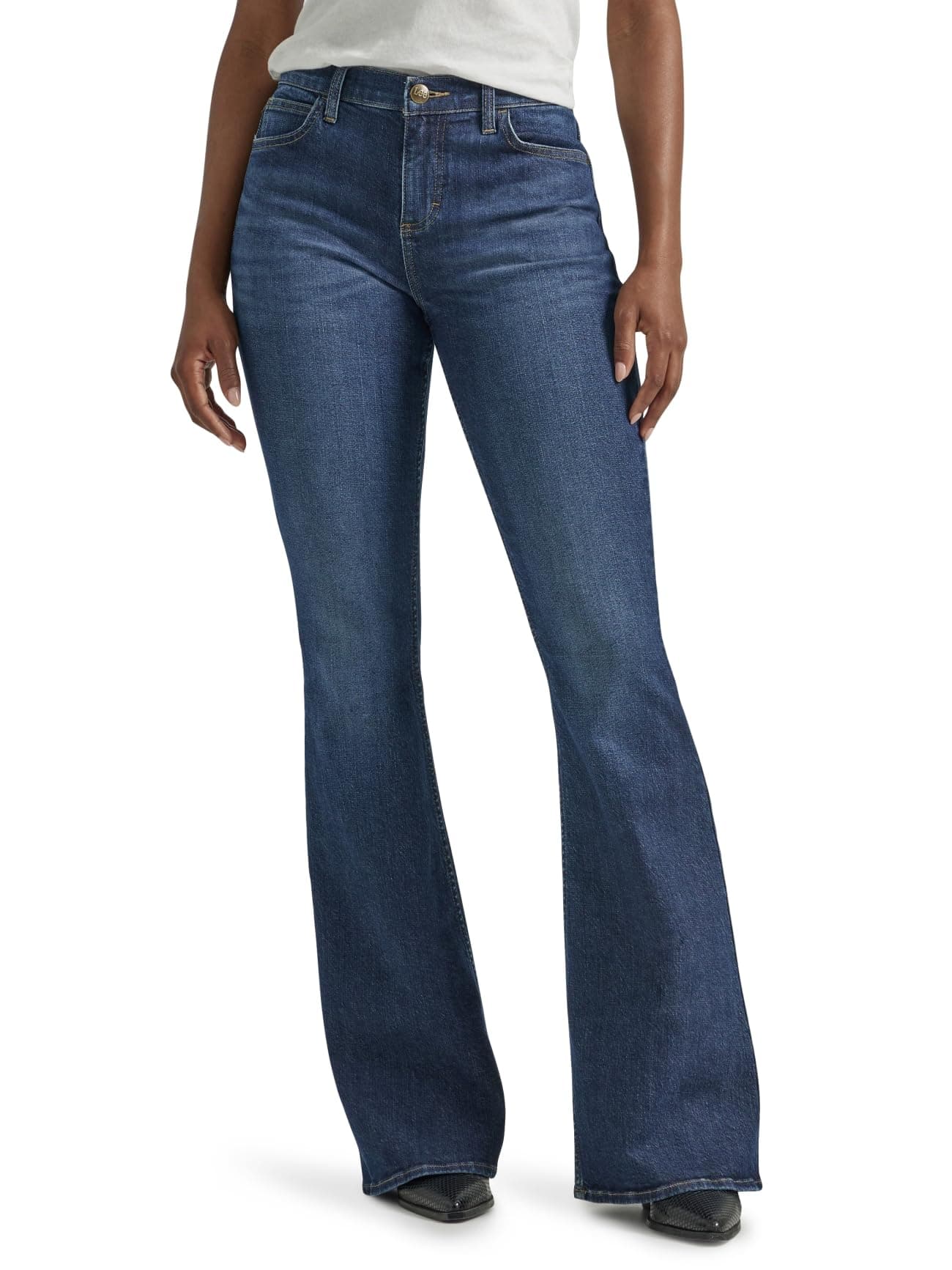 Lee Womens Legendary Mid Rise Flare Jean