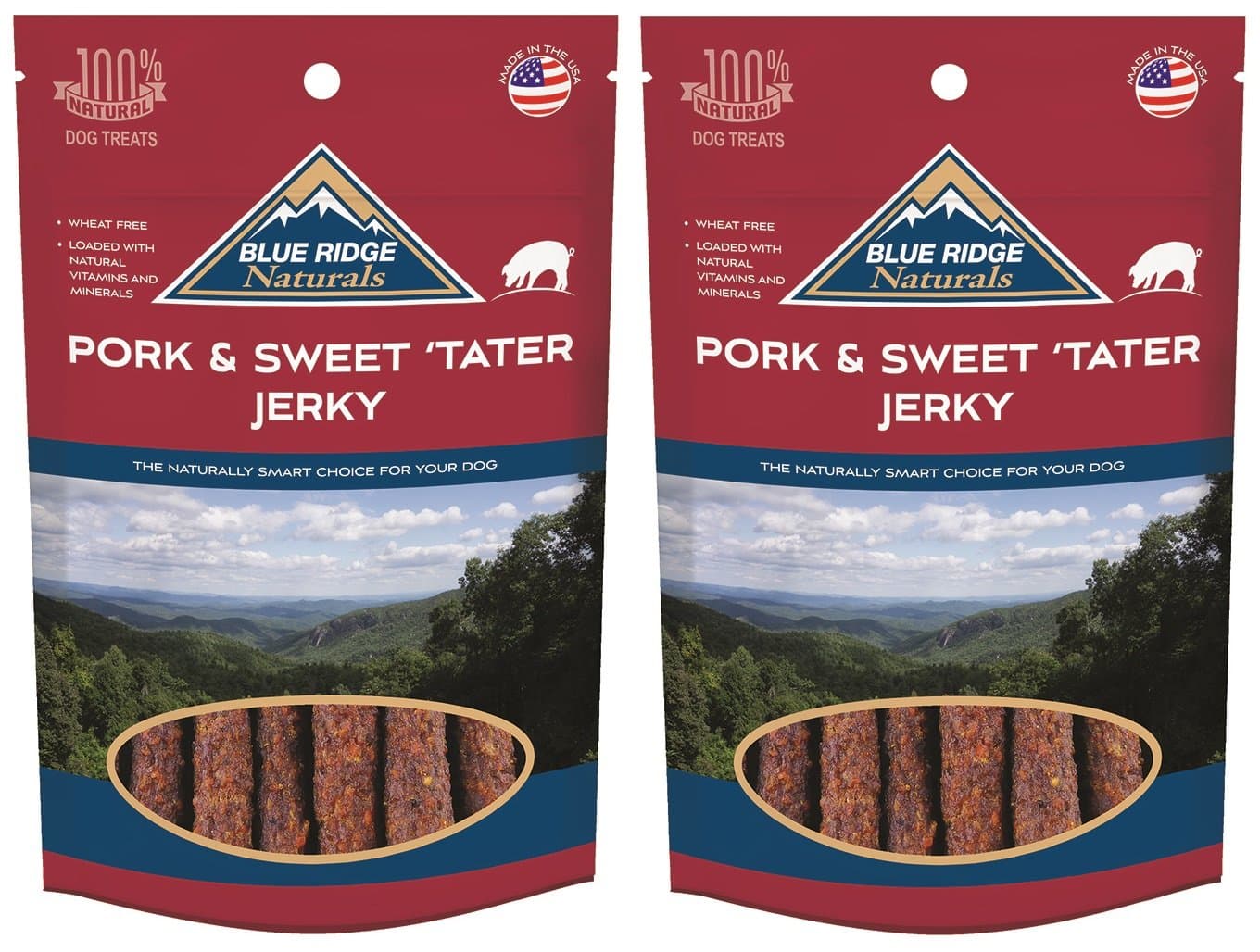 (2-Pack) Pork and Sweet Potato Jerky - 12oz