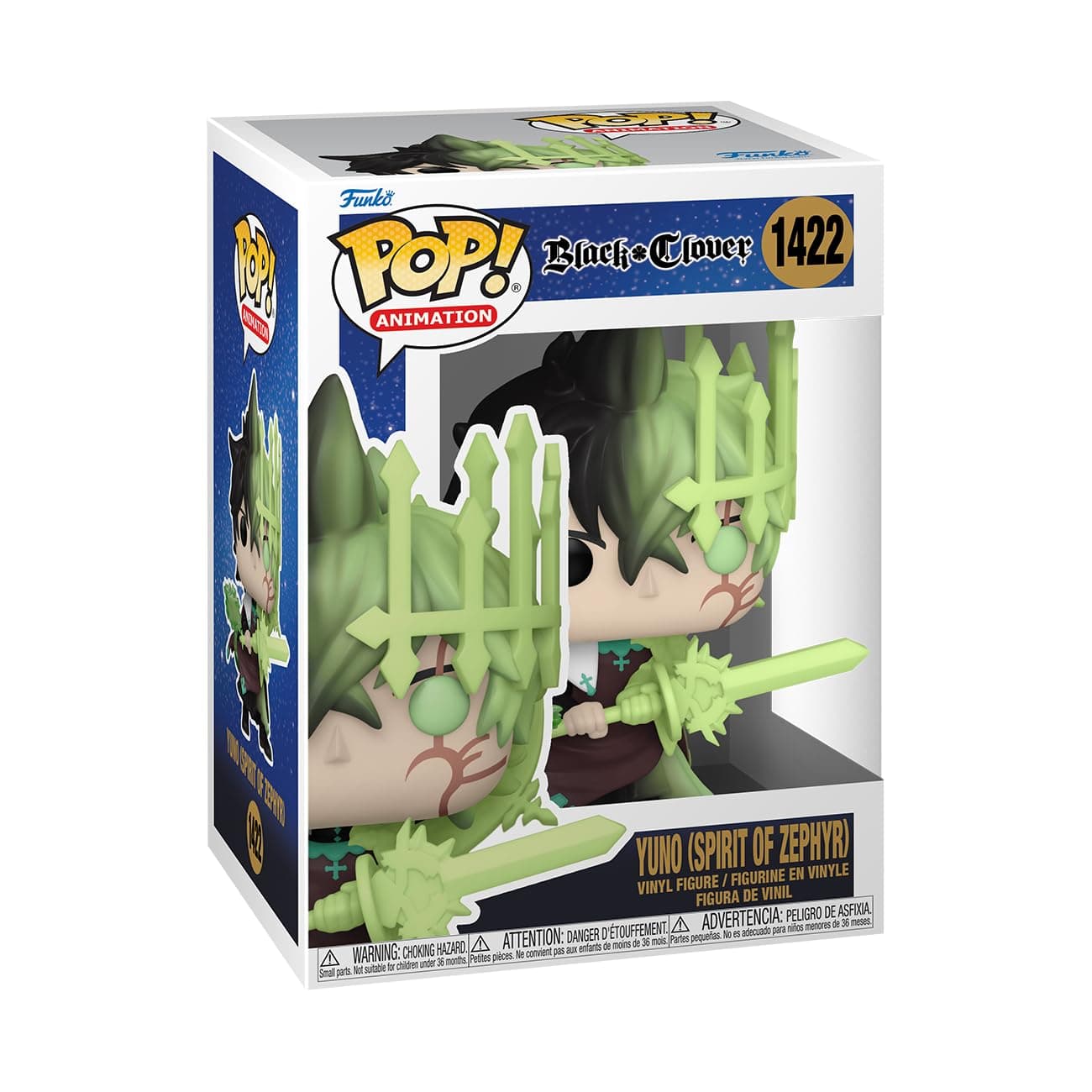 Funko POP! Anime: Black Clover - Uno (Spirit of Zephyer)