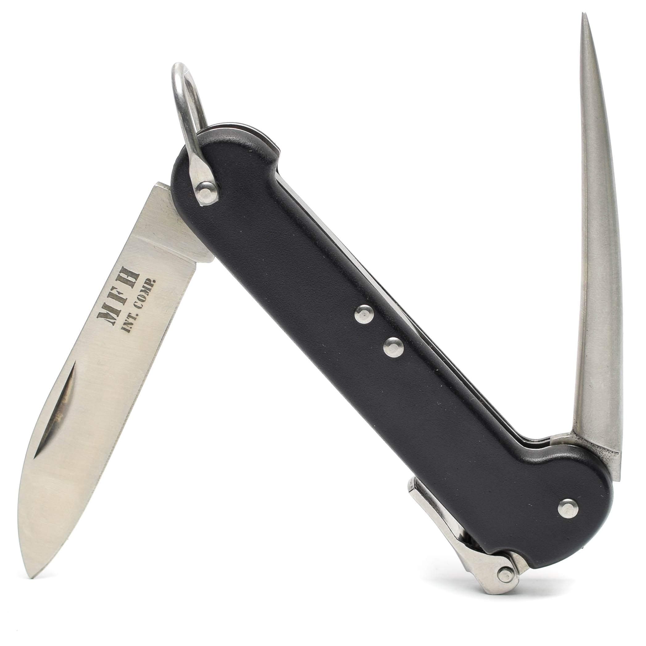 MFH BW German army mariner navy knife. German bordmesser sailor navy knife marlinspike Yatchsman Marlin Spike