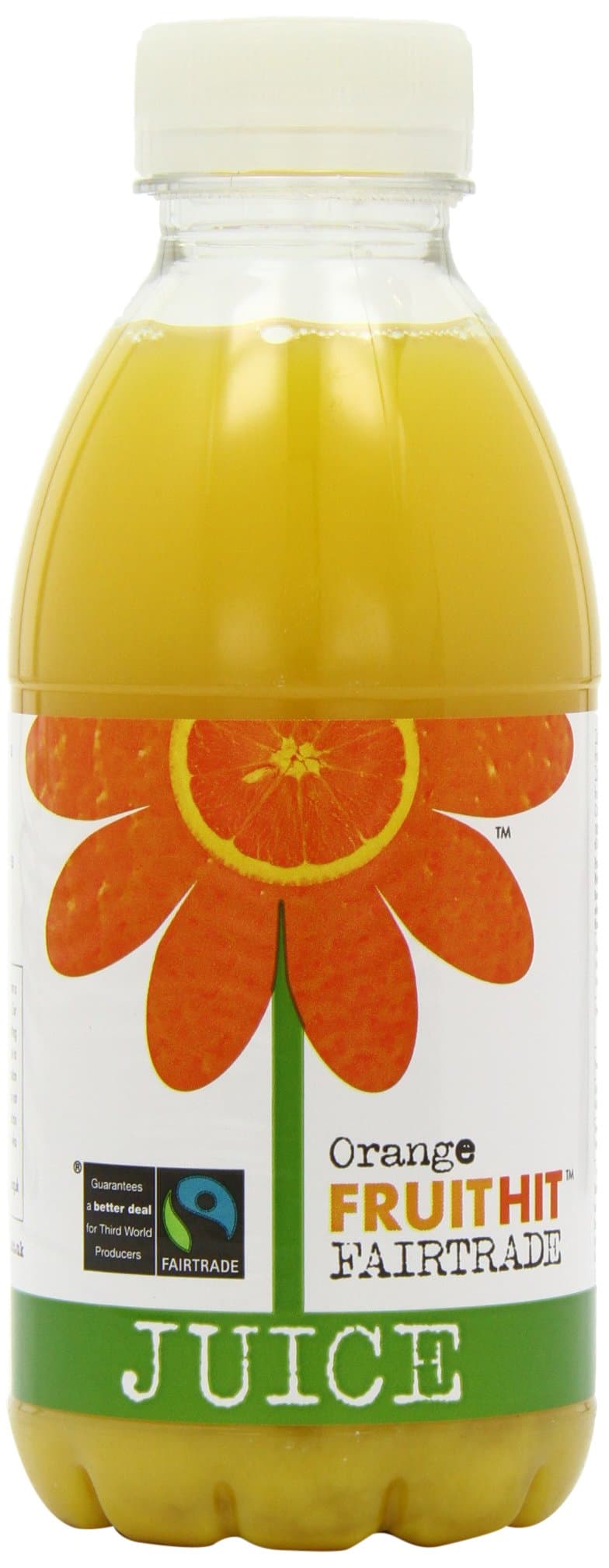 Fruit Hit Fairtrade Orange Juice 500 ml (Pack of 12)