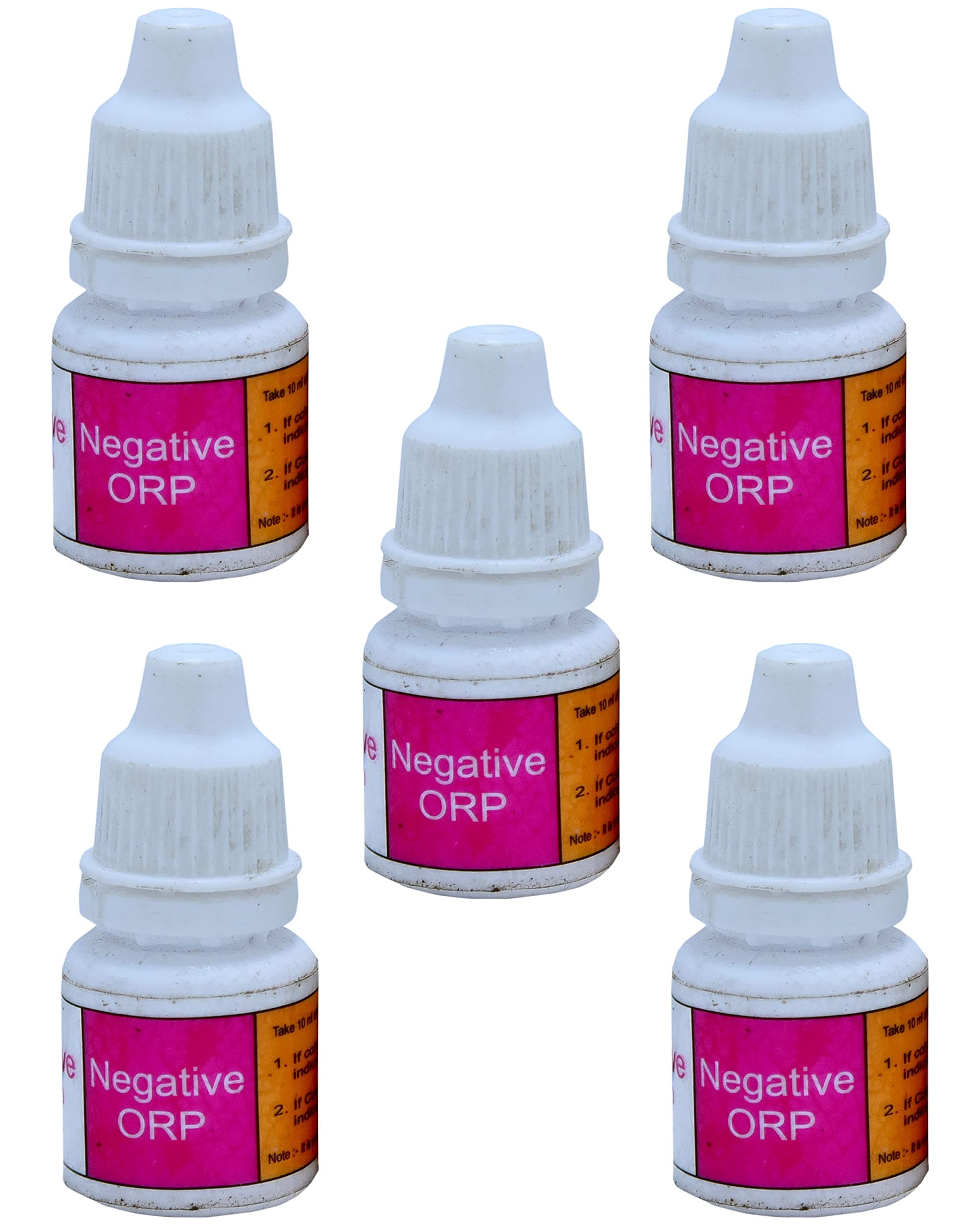 BIOWAY 5pcs ORP (Oxidation-Reduction Potential) Testing Solution kit Liquid Drops for Testing RO/Any Water by self.