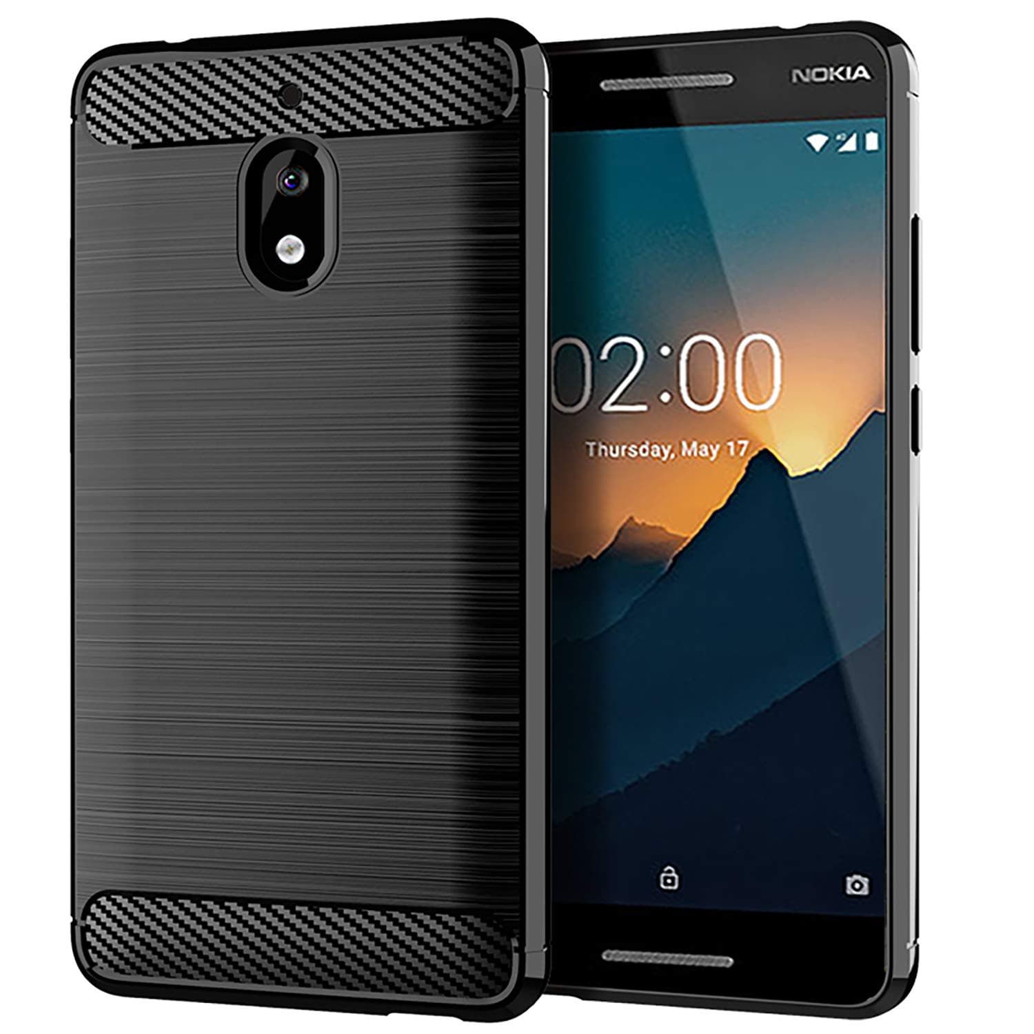 NOKIA 2V case, Soft Feeling Full Protective Anti-Scratch&Fingerprint + Scratch Resistant Fit Mobile Phone Case Cover for NOKIA 2V