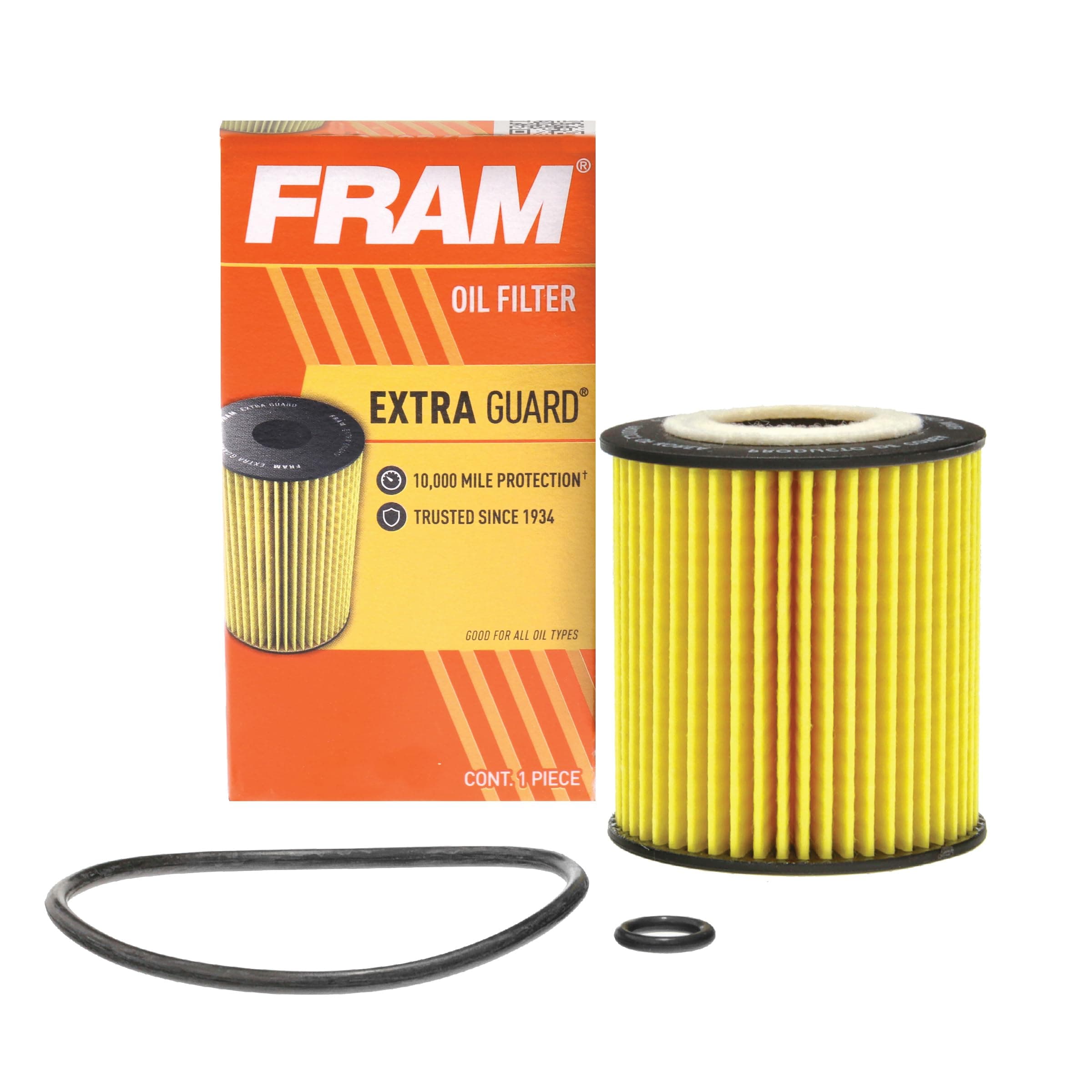 FRAM Extra Guard CH9641, 10K Mile Change Automotive Replacement Interval Cartridge Engine Oil Filter for Select Vehicle Models