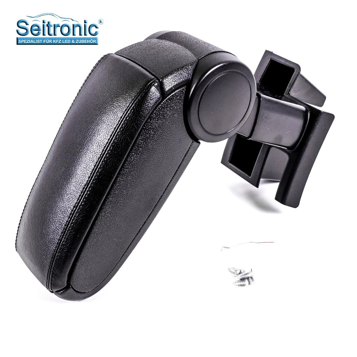 Seitronic BPG370420 N Leather Centre Arm Rest, Black
