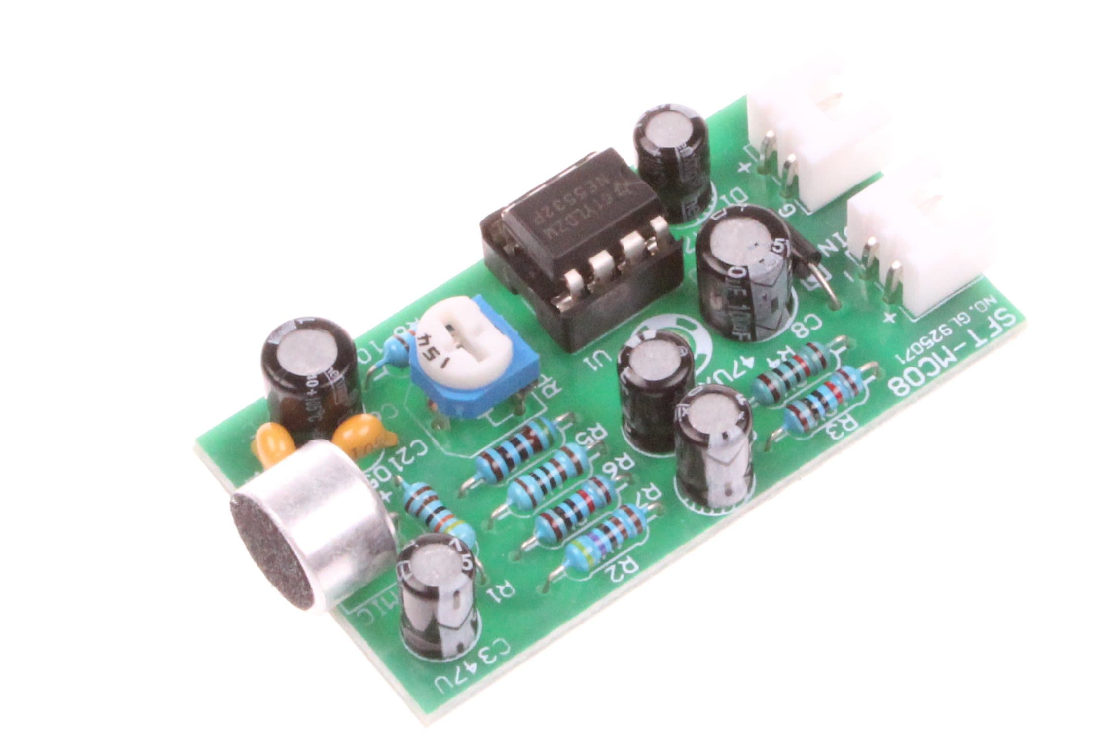 NOYITO 12V High-Fidelity Microphone Pickup Module Noise Reduction Microphone Amplifier Board High Sensitivity Kit - Adjustable Sensitivity