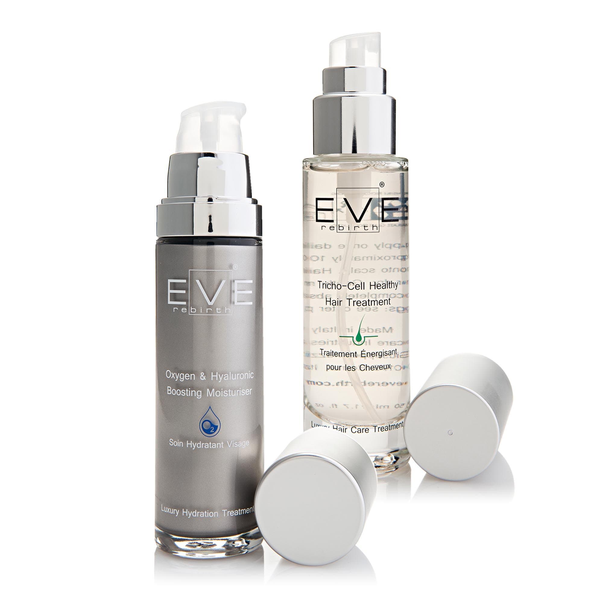 KIT: Oxygen & Hyaluronic Boosting Moisturiser/Tricho-Cell Healthy Hair Treatment