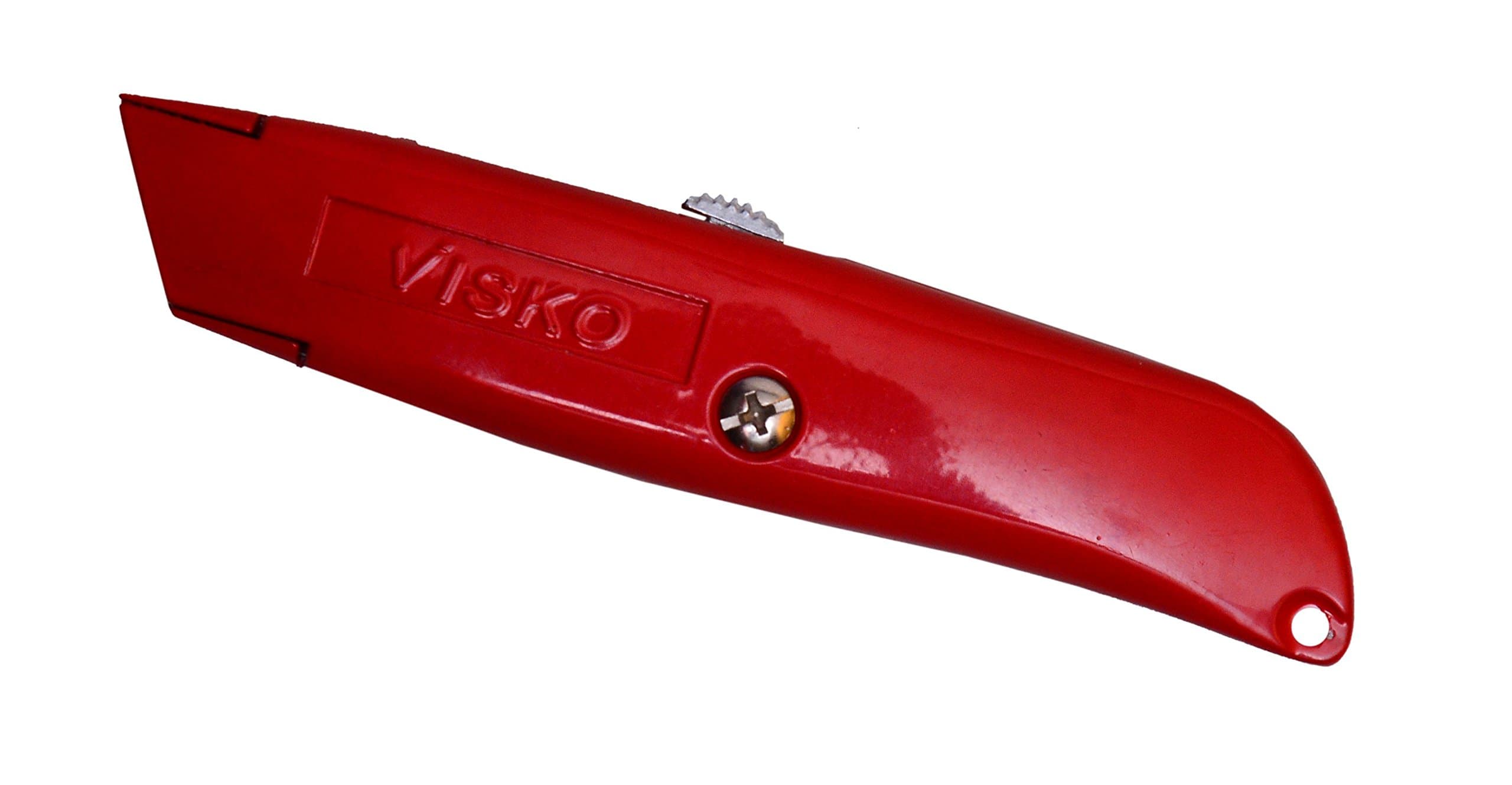 Visko VT9906 Retractable Utility Knife Set (Red, 4-Pieces)