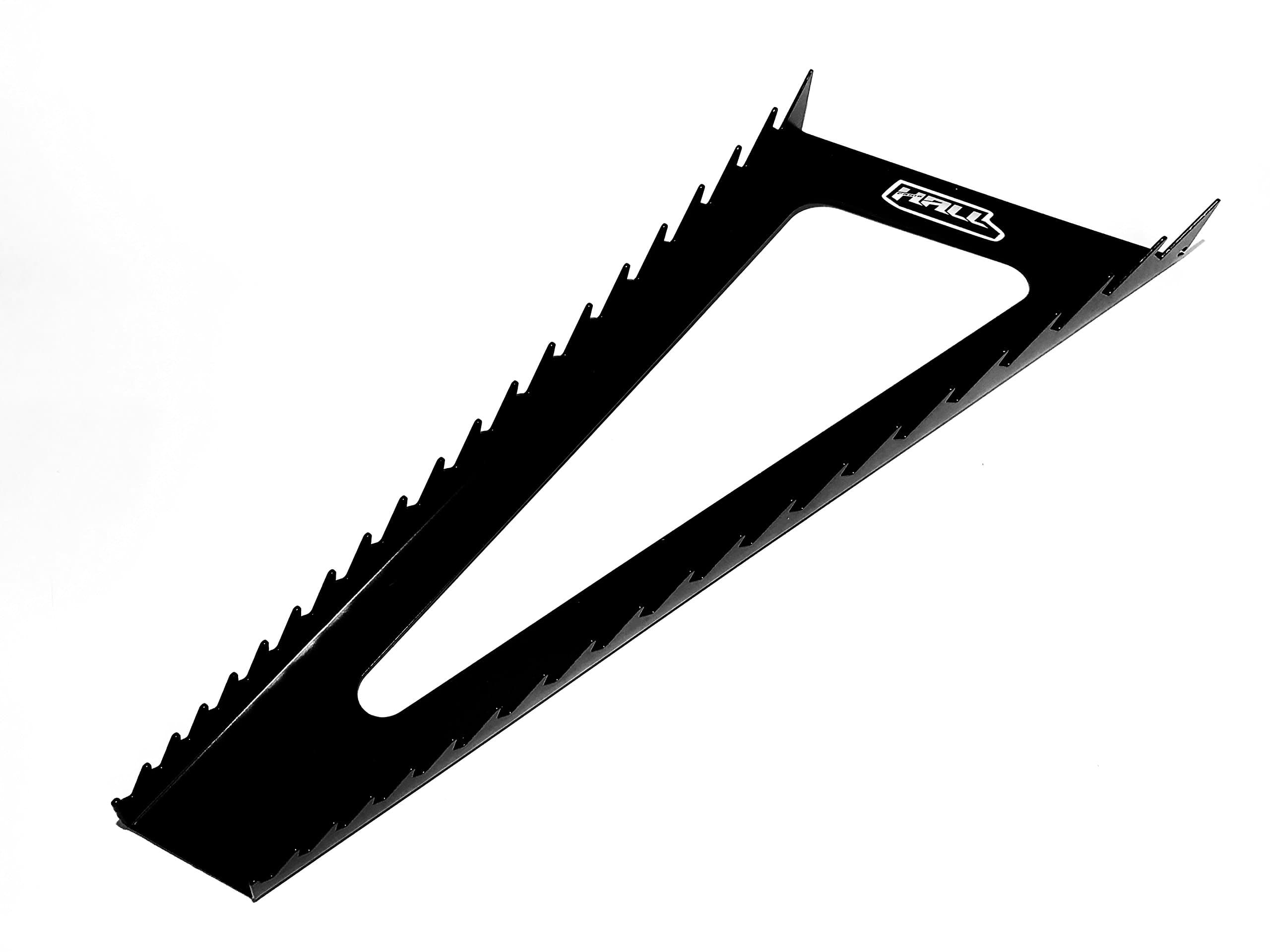 Hall Designs Wrench rack organizer 20 slot, steel. Made in USA (BLACK)