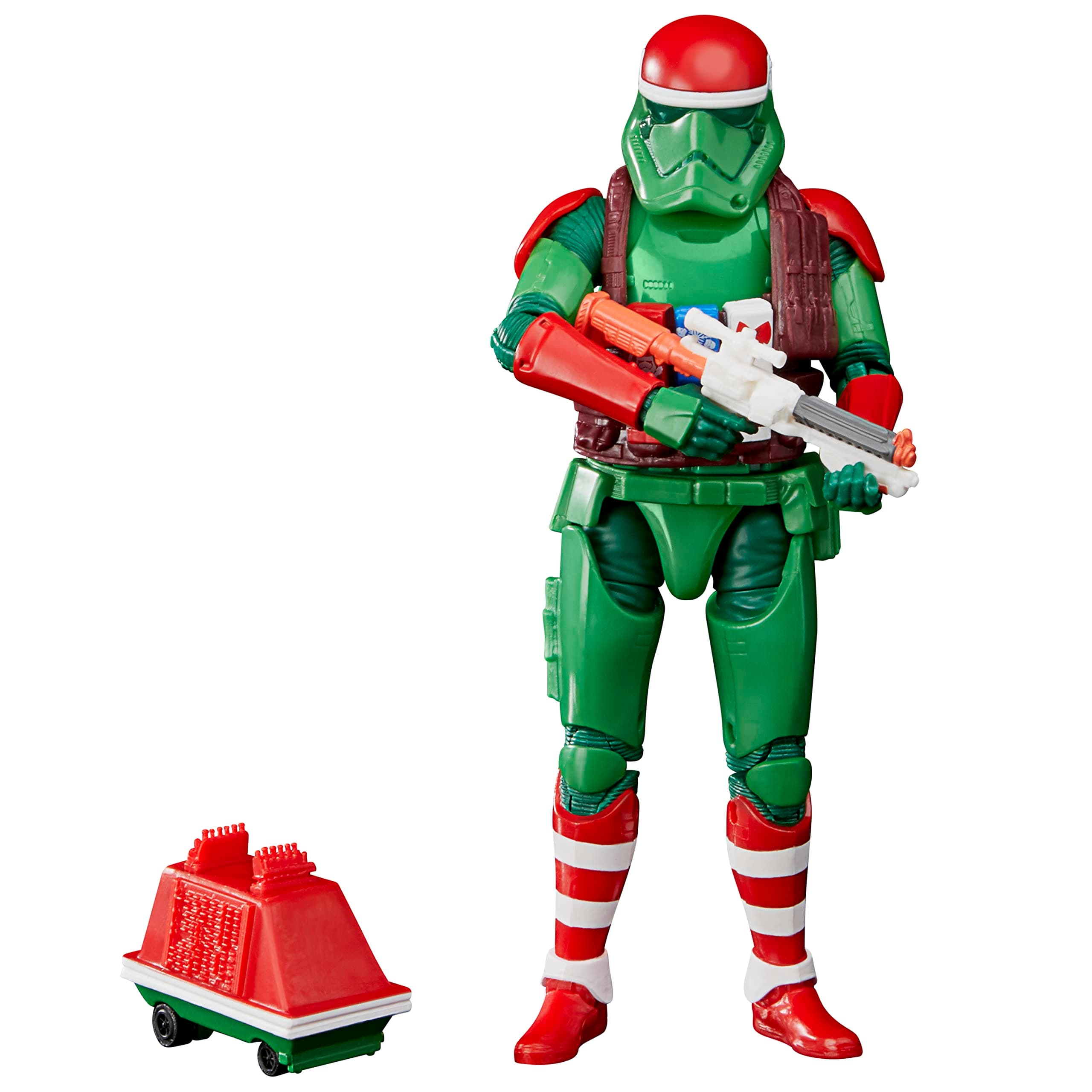 The Black Series First Order Stormtrooper (Holiday Edition) and Mouse Droid Toys, 6-Inch-Scale Holiday-Themed Collectible Figures (Amazon Exclusive)