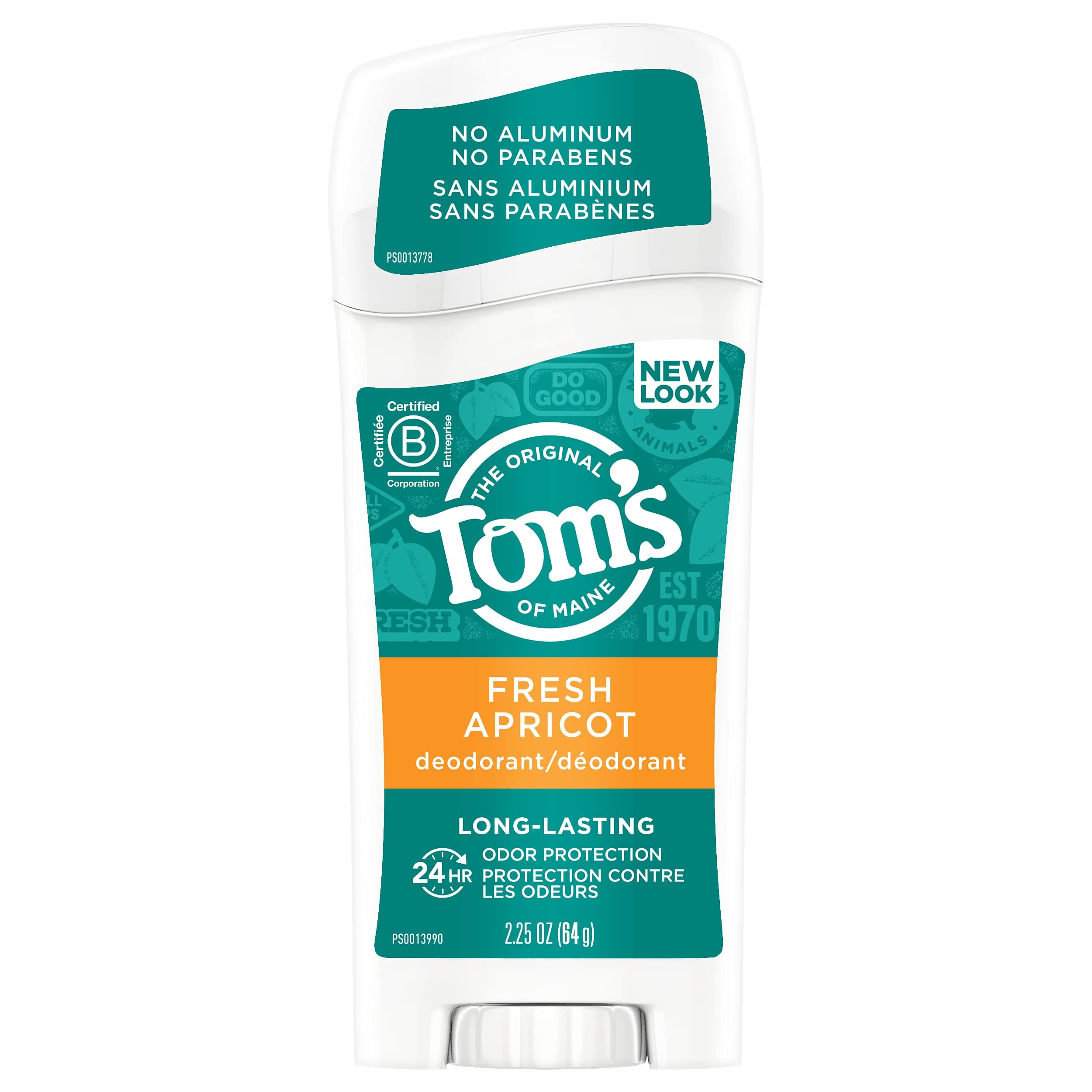 Tom's Of Maine Natural Long-Lasting Deodorant Stick Apricot - 2.25 Oz