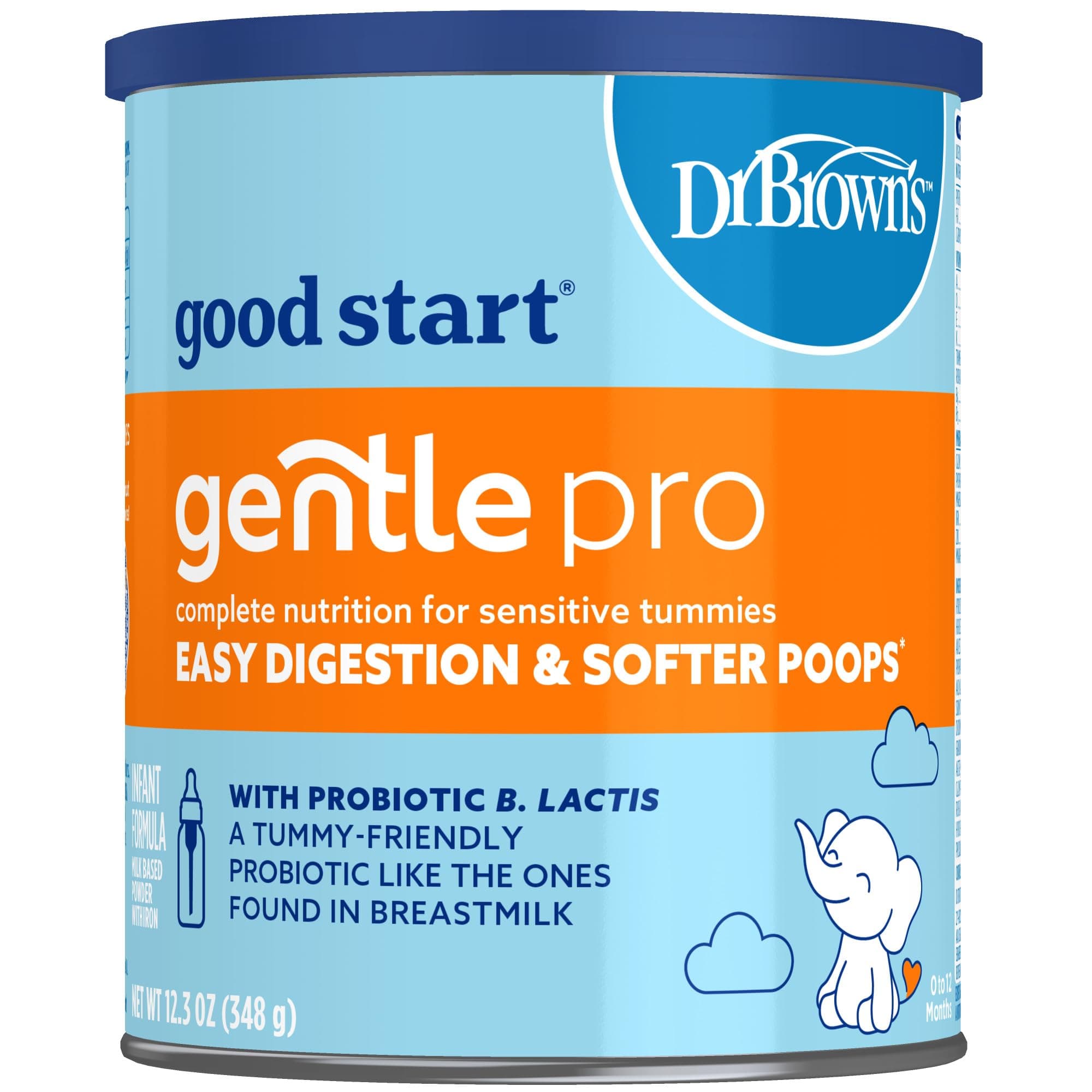 Dr. Brown's Gentle Pro, Baby Formula Powder, For Sensitive Tummies, Easy Digestion and Softer Poops, Infant Formula with Probiotics, DHA, Non-GMO