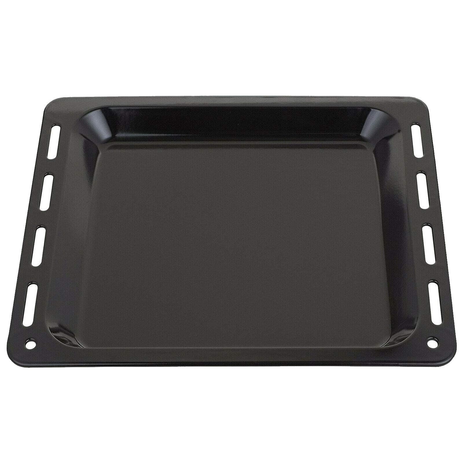 SPARES2GO Baking Tray Enamelled Pan compatible with Indesit Oven Cooker (448mm x 360mm x 25mm)