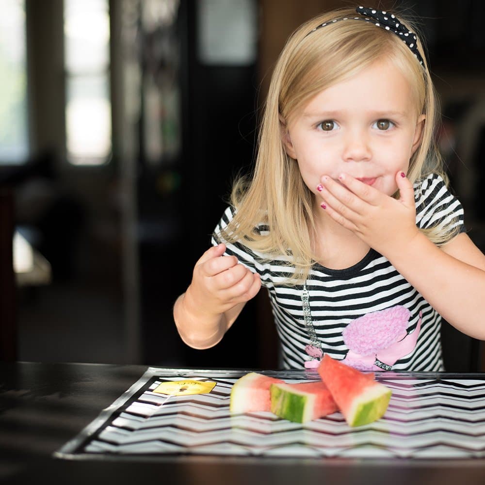 Disposable Children Placemats Stick-on Table, Best for Baby and Adults, 25-Count