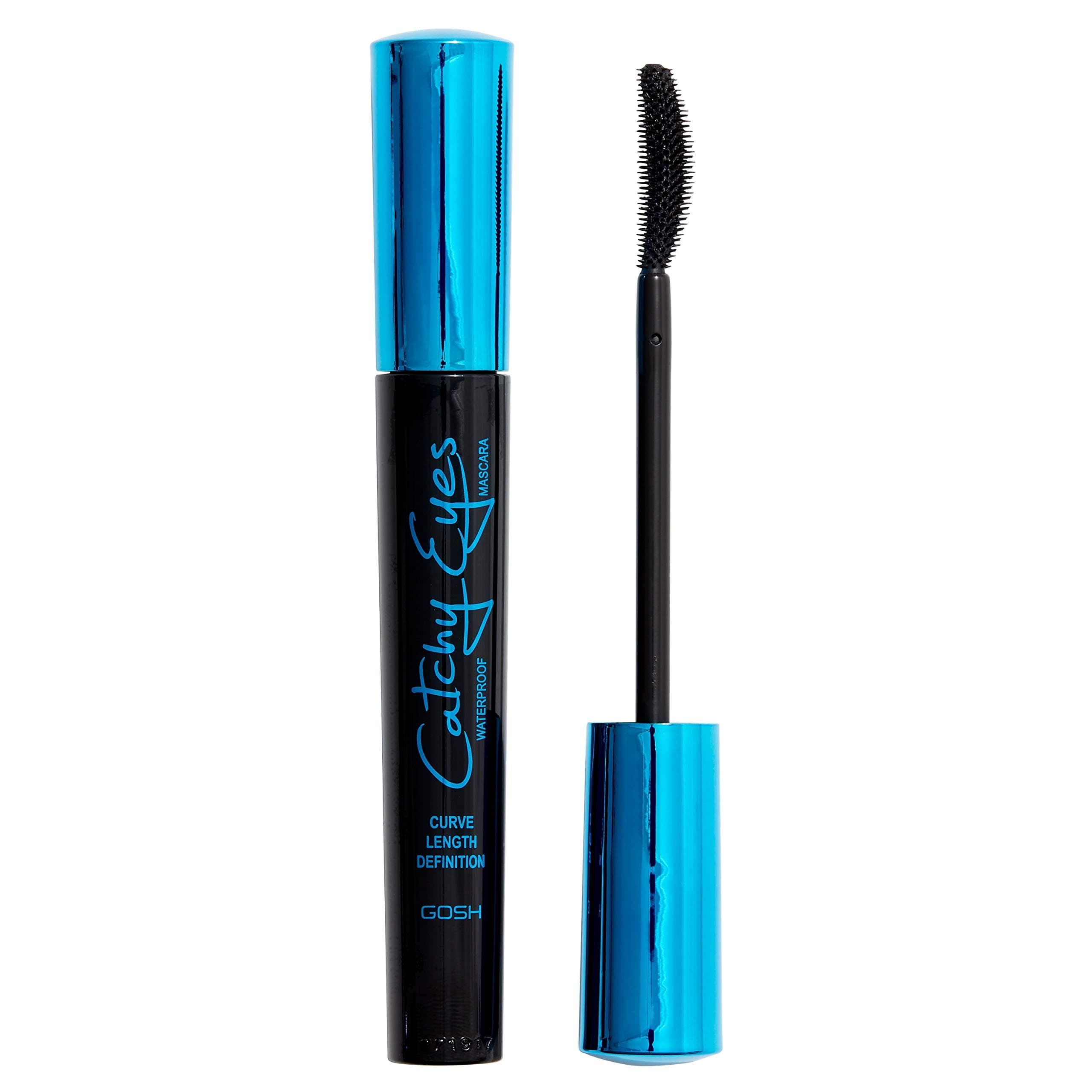 Catchy Eyes Mascara Waterproof for Extra Long, Defined Eyelashes I for the Best Cat Eye Effect I Waterproof Mascara I Fragrance-Free & Skin-Friendly Ideal for Sports & Beach I 001 Black