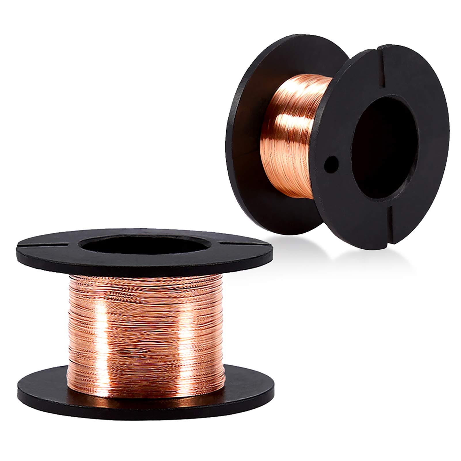Enameled Copper Wire, 5pcs Diameter 0.1mm Length 12m Enamelled PCB Repair Wire for Precision Motherboard Winding Magnet Copper Solder Wire
