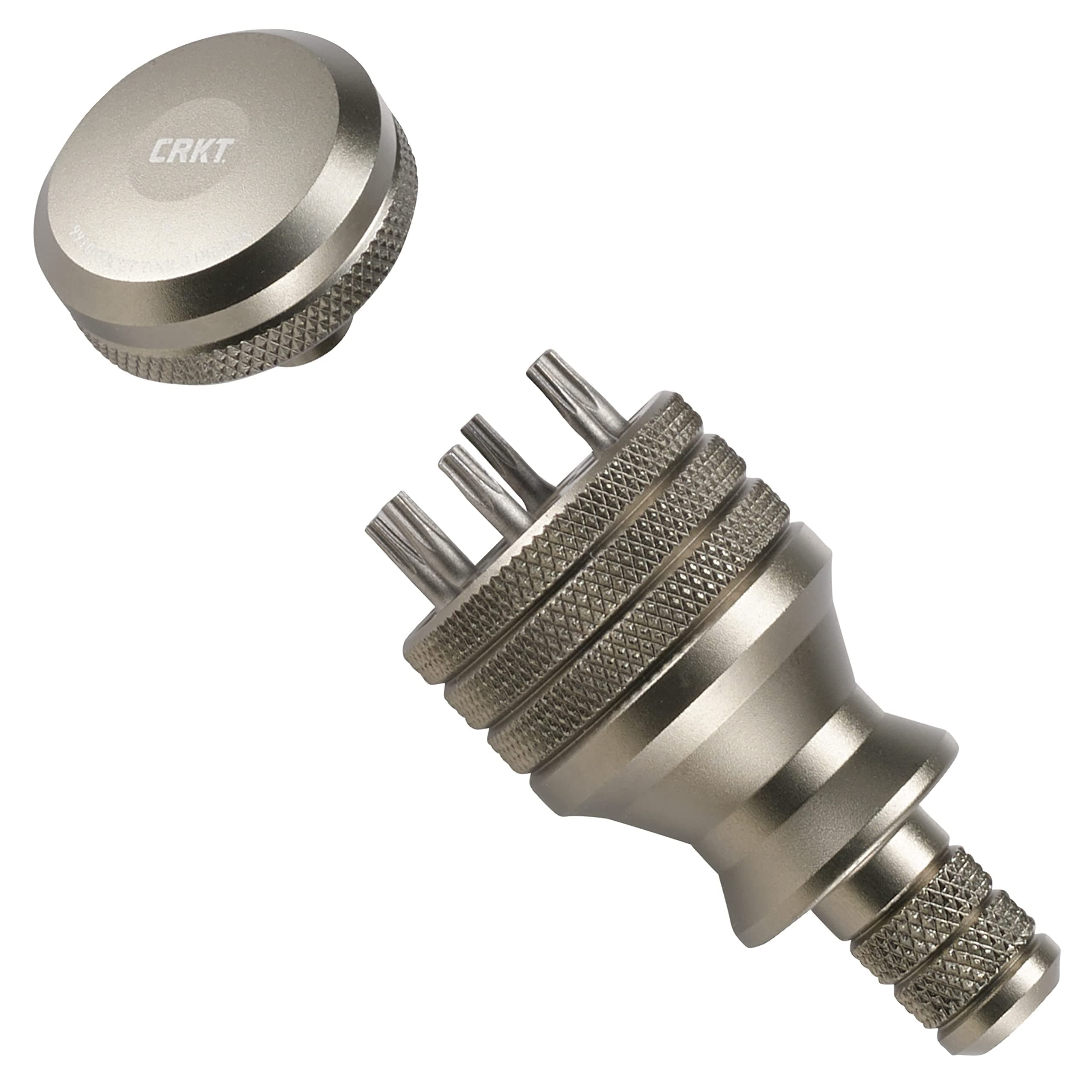 6 Bit Driver Set: Compact & Lightweight Everyday Carry, Anodized Aluminum Handle, Includes 6 Torx Bits 9910