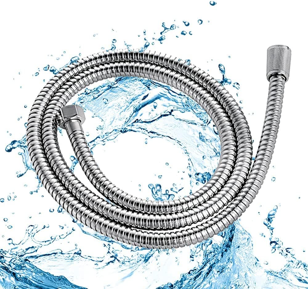 Boosni 1.5M Shower Hose Stainless Steel Flexible Handheld Showerhead Replacement Hose