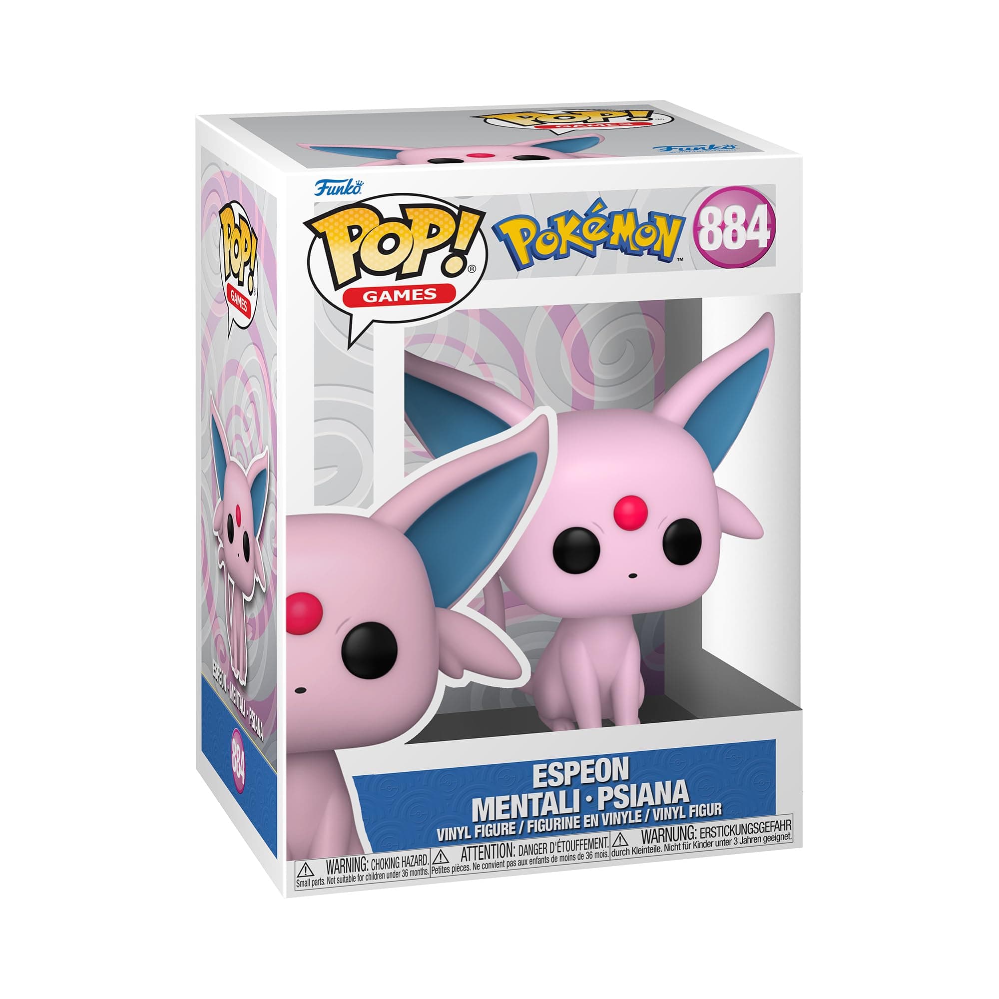 POP! Games: Pokemon - Espeon - Collectable Vinyl Figure - Gift Idea - Official Merchandise - Toys for Kids & Adults - Anime Fans - Model Figure for Collectors and Display