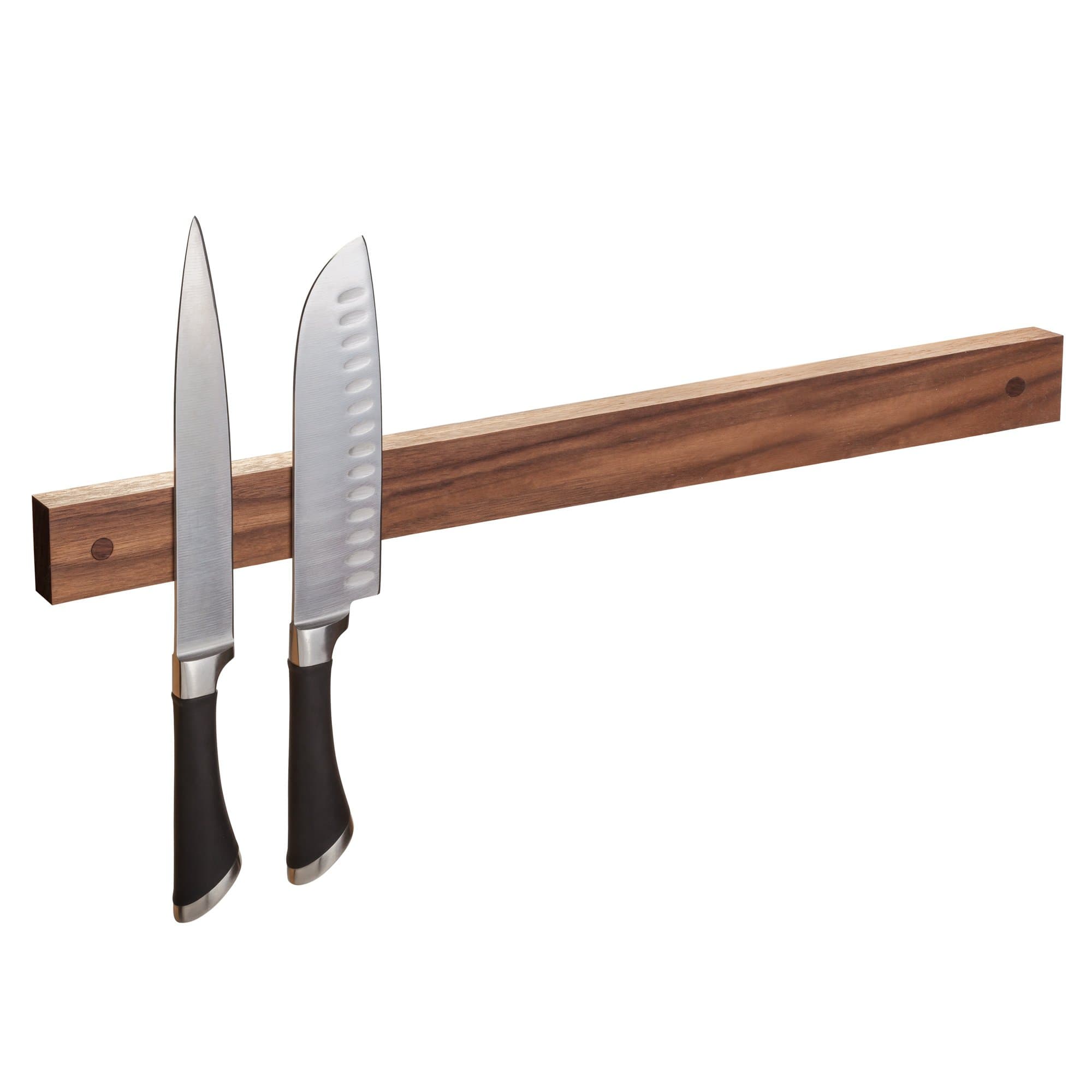 Powerful Magnetic Knife Strip, Holder Made in USA (Walnut, 24 inches)