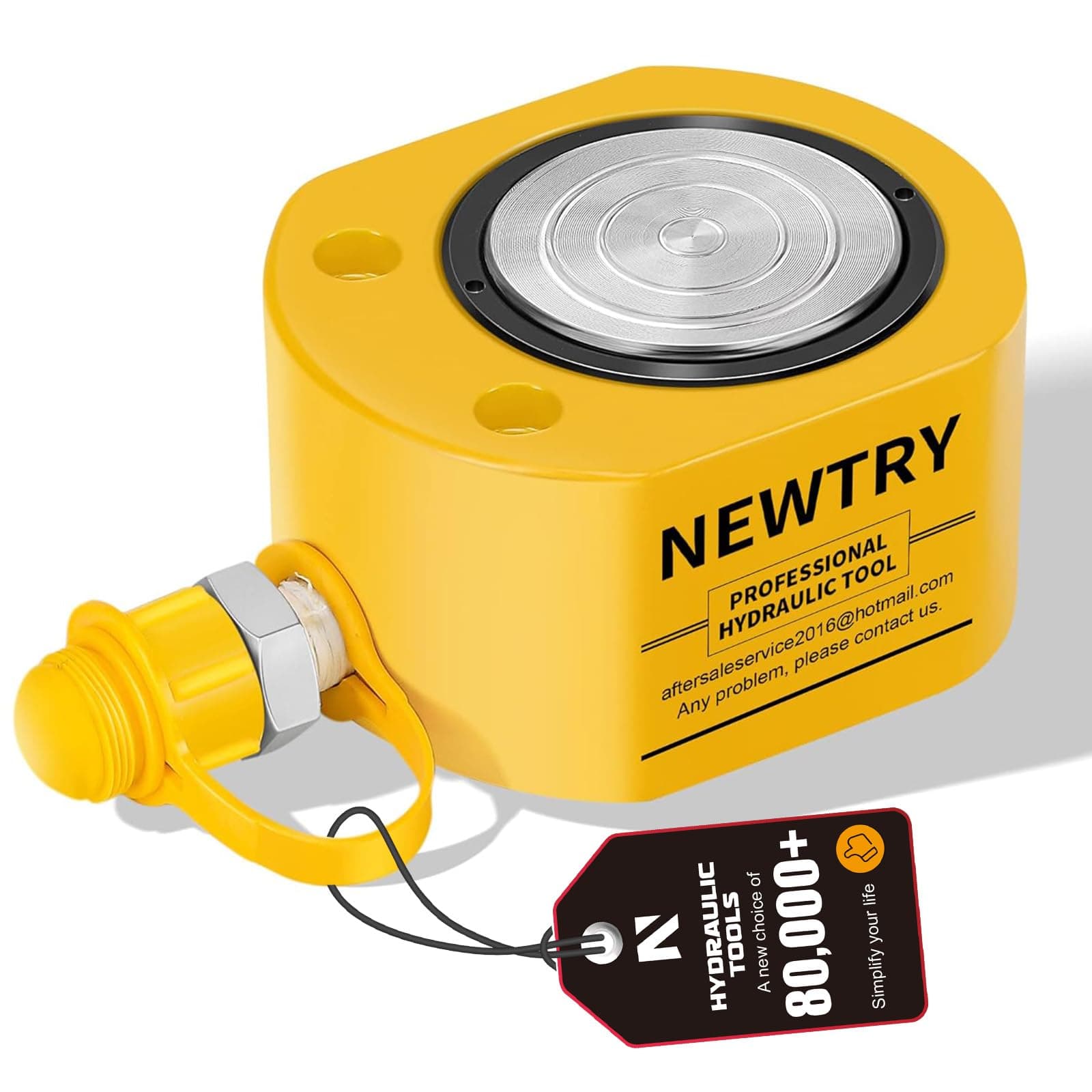 - Hydraulic Ram Cylinder 20 ton Lifting Jack Porta Power 0.51” Low Profile Hydraulic Ram Jack Mini, Portable for Shipbuilding, Bridge, Construction