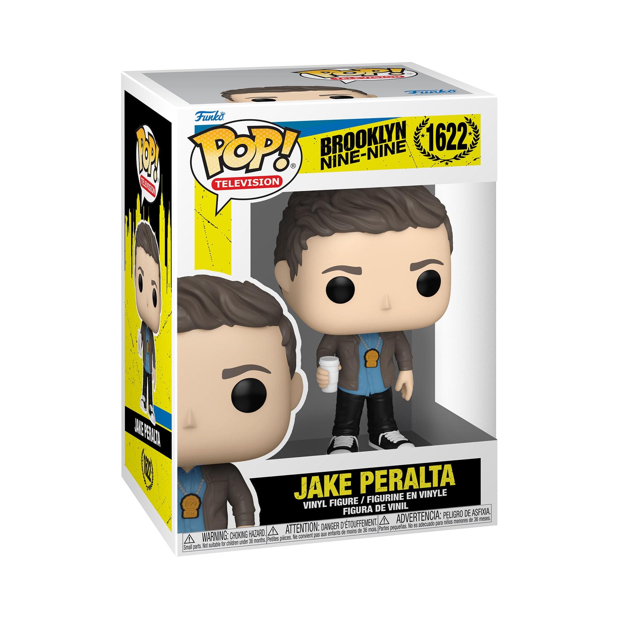 Funko POP TV: Brooklyn Nine Nine - Jake Peralta with Coffee - Collectable Vinyl Figure - Gift Idea - Official Merchandise - for Kids & Adults - TV Fans - Model Figure for Collectors
