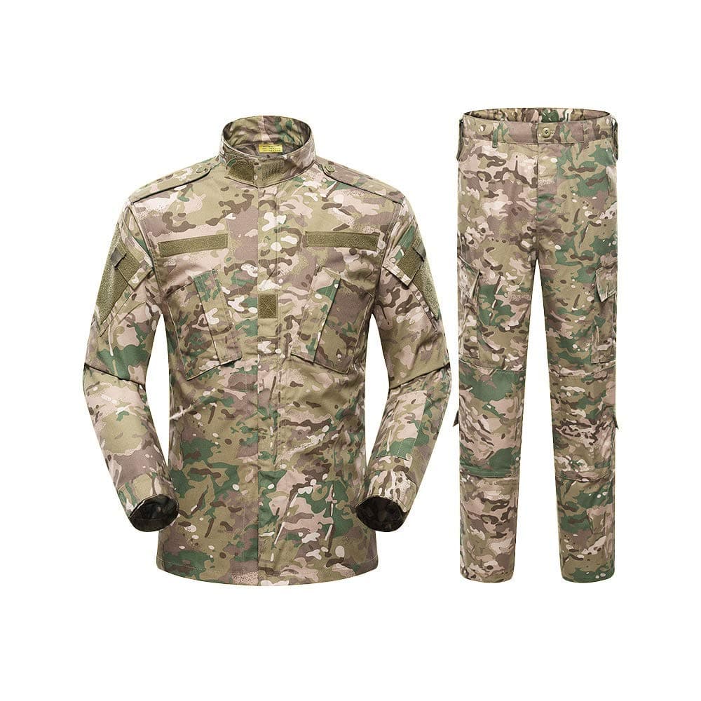 HEMA1 Men Tactical Suit Army Military Uniform Training Jacket & Pants Combat Coat Set