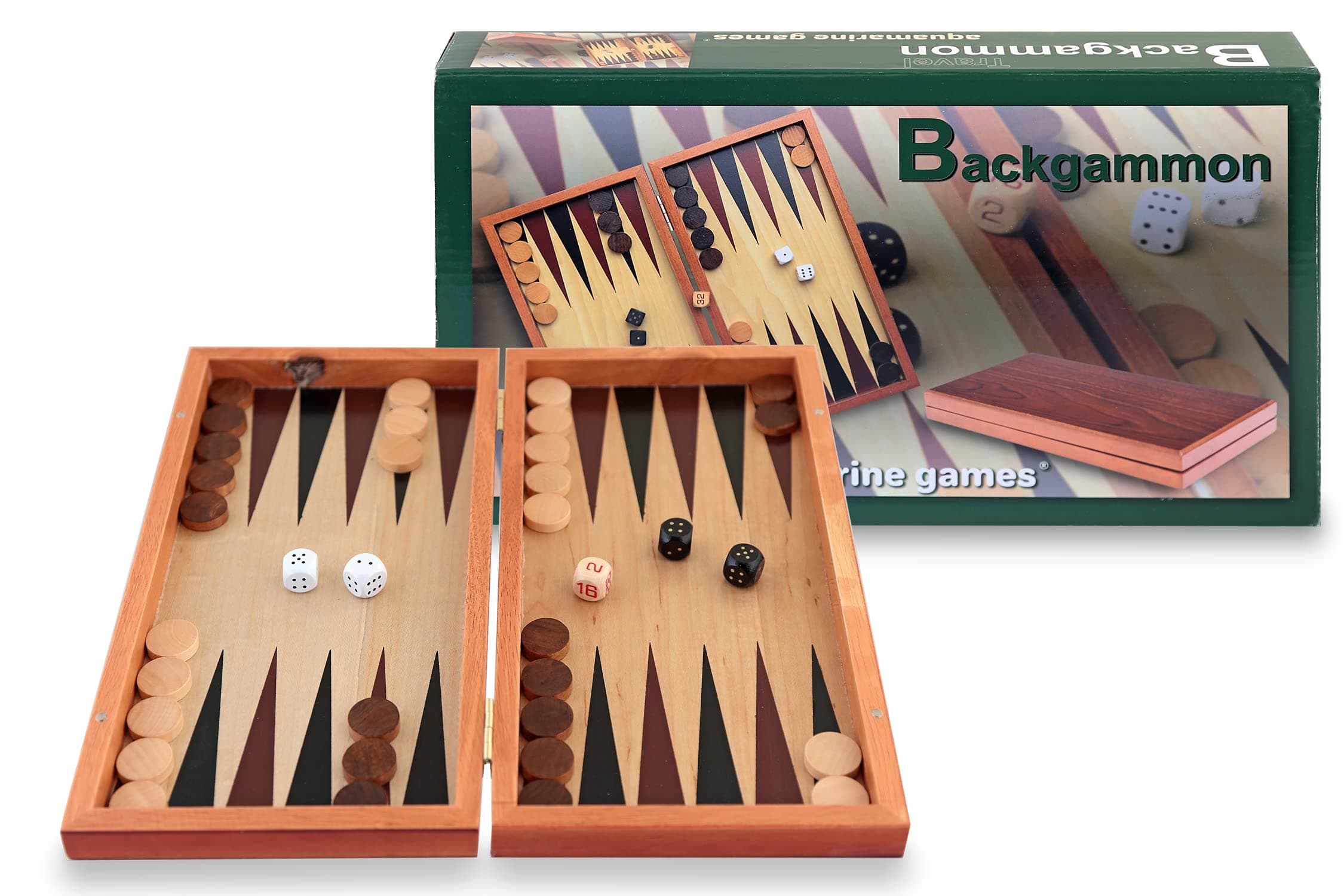 Aquamarine Games - Travel Backgammon FSC100% (Compudid SG1019)