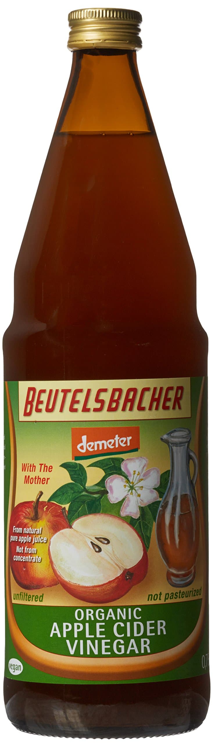 Voelkel Organic Demeter Apple Cider Vinegar 750 ml (Pack of 6)