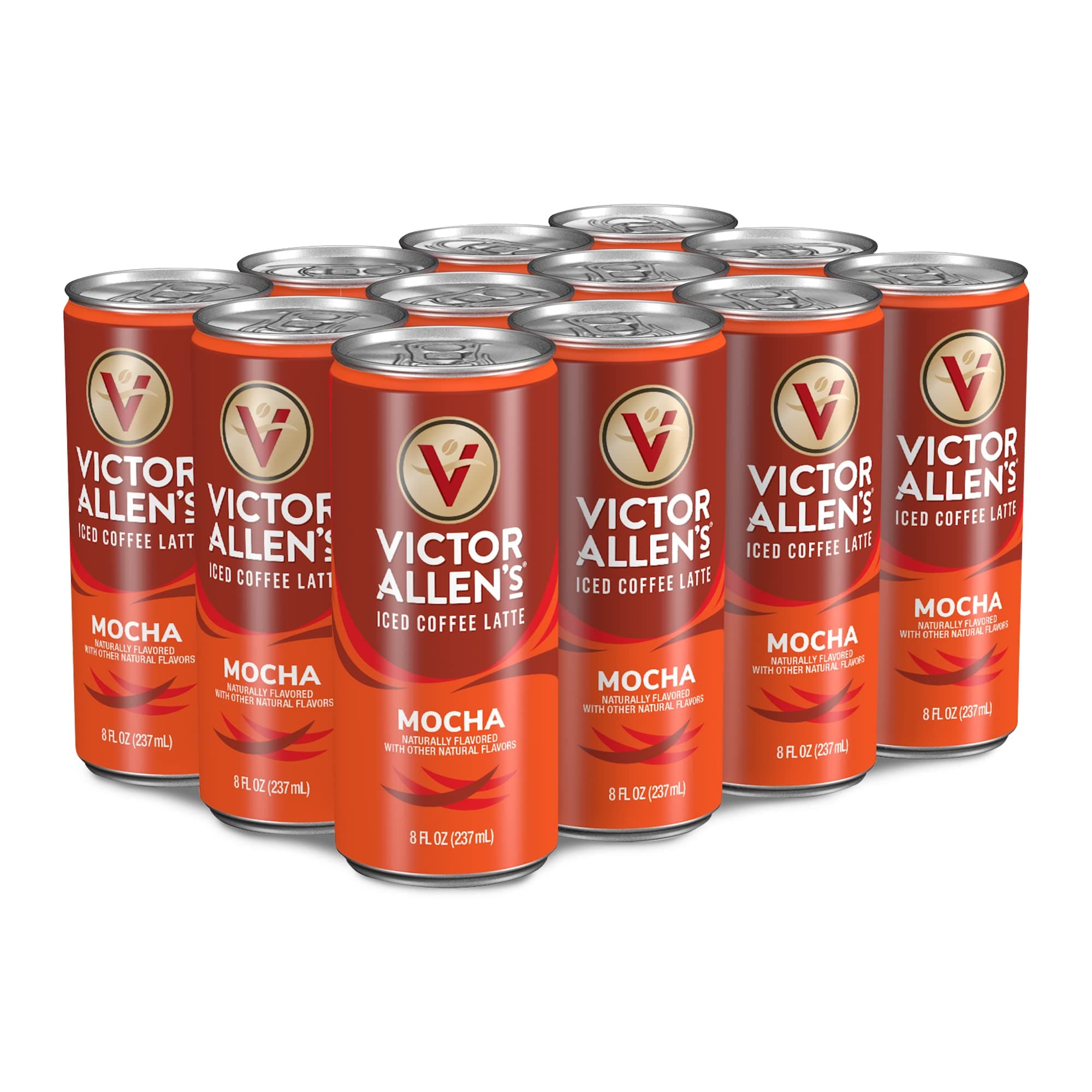 Coffee Mocha Latte Ready to Drink, 12 Pack - 8oz Cans
