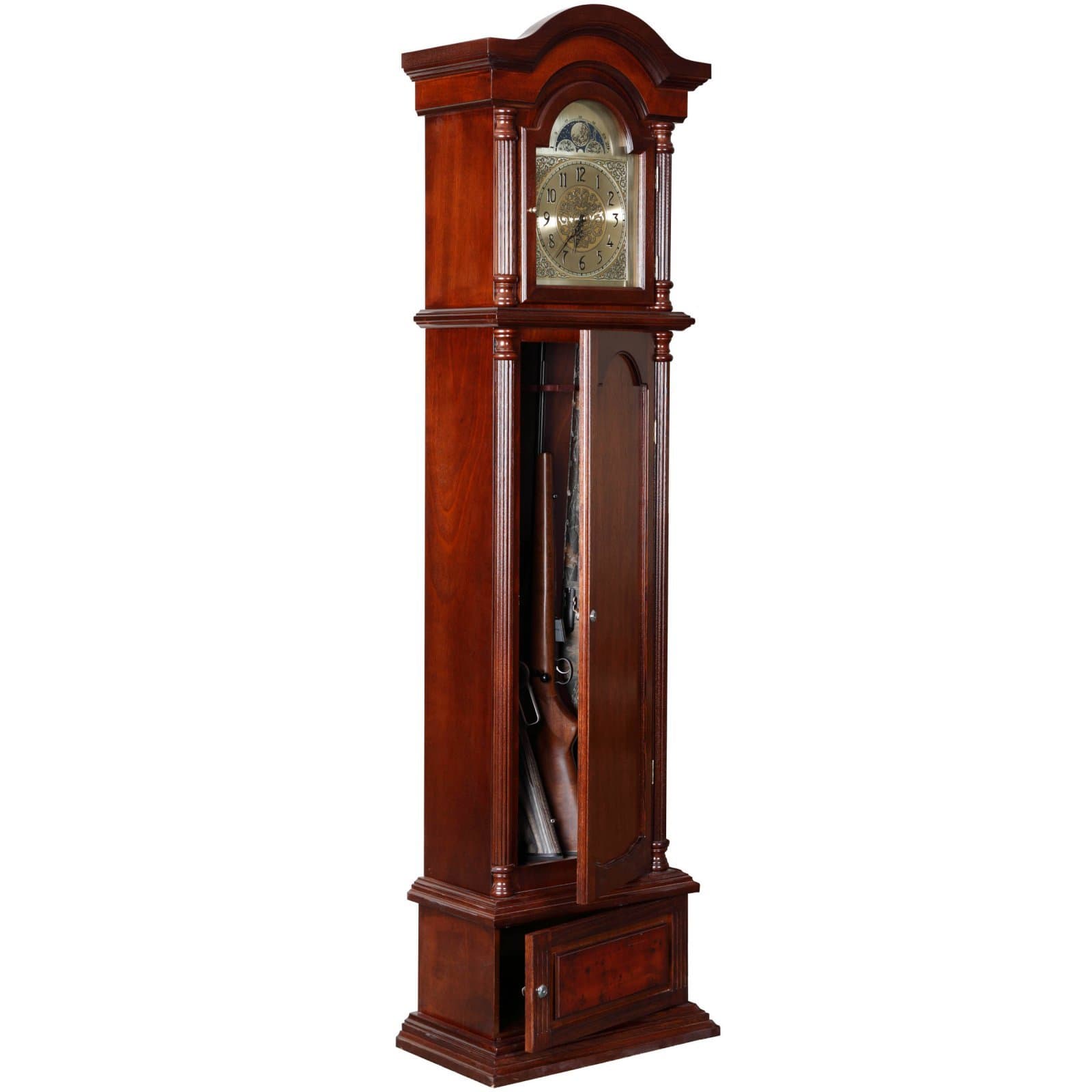American Furniture Classics The Gunfather 6 Gun Storage Concealment Clock