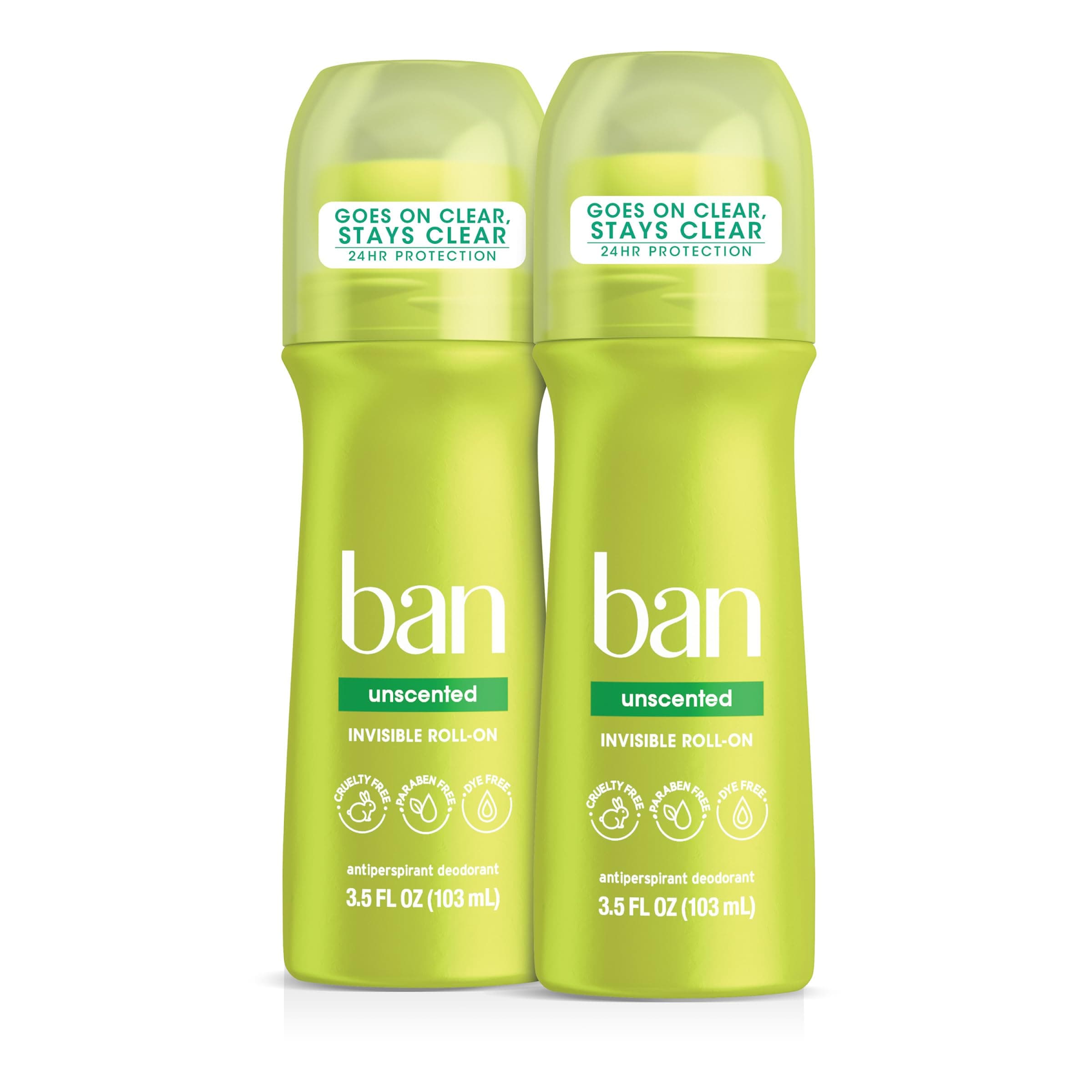 Ban Deodorant 3.5oz Roll-On Unscented by Ban