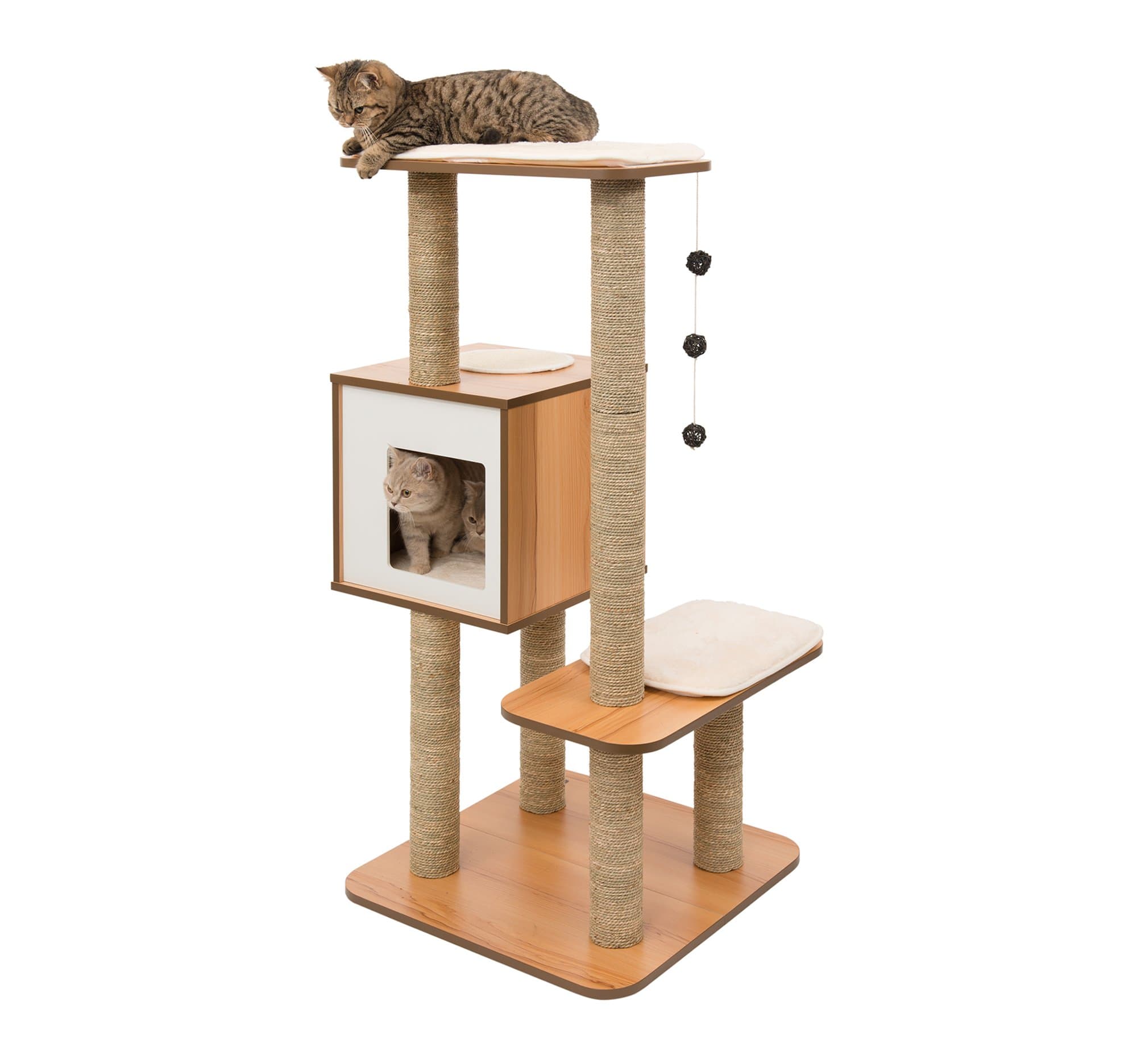 Hagen Premium Cat Furniture V-High Base - Walnut