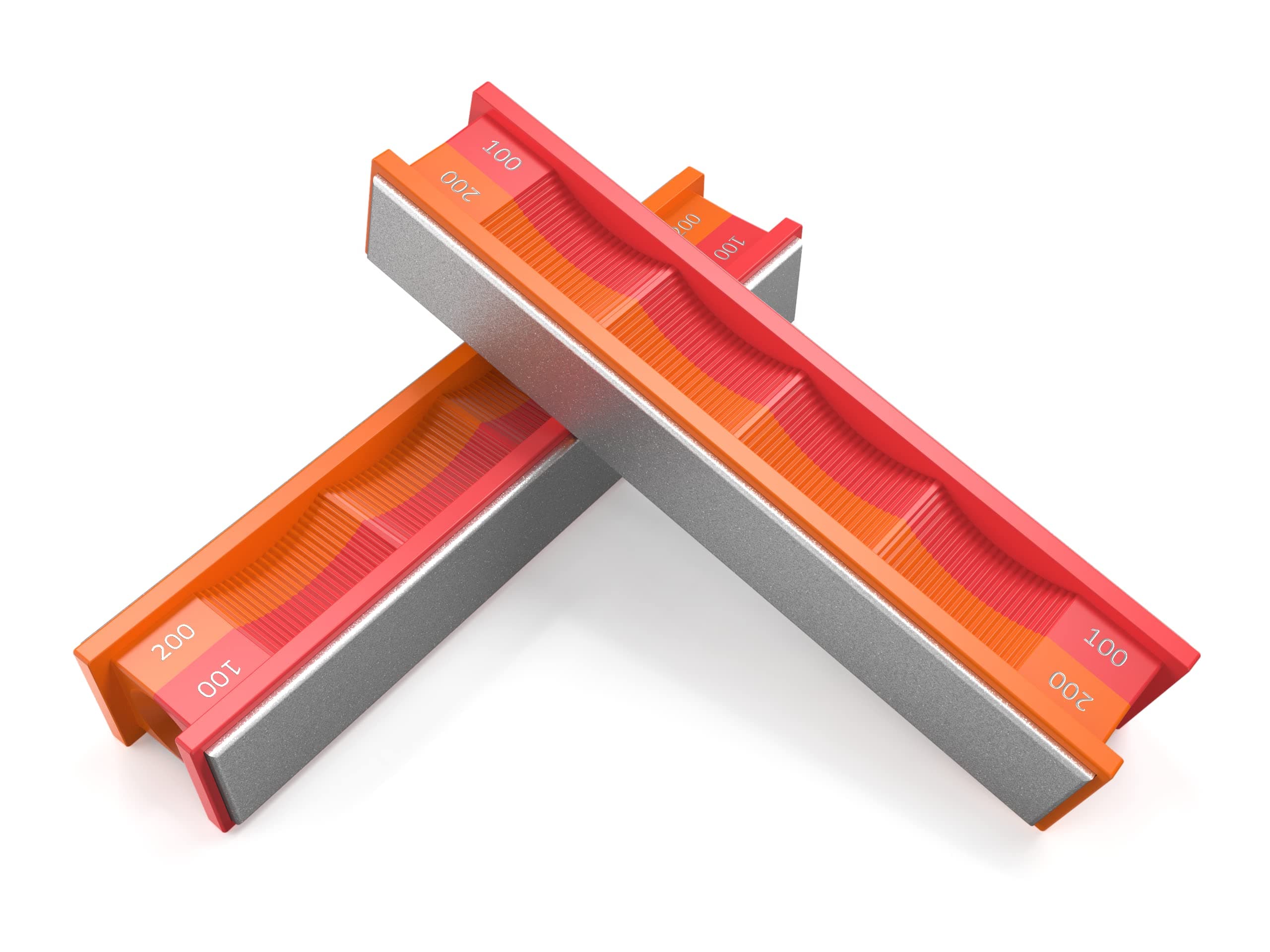 Coarse 100 Grit/Medium Coarse 200 Grit Diamond Stones Pack