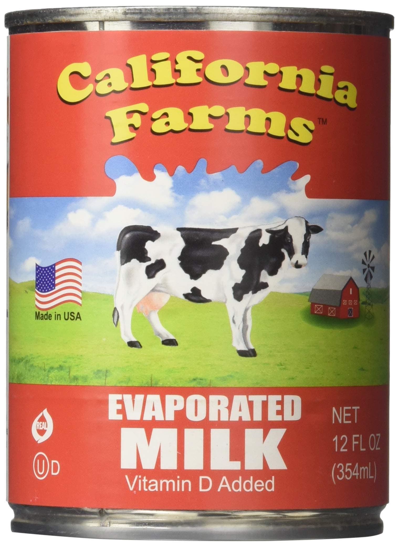 California Farms Evaporated Milk - 12 oz - case of 24