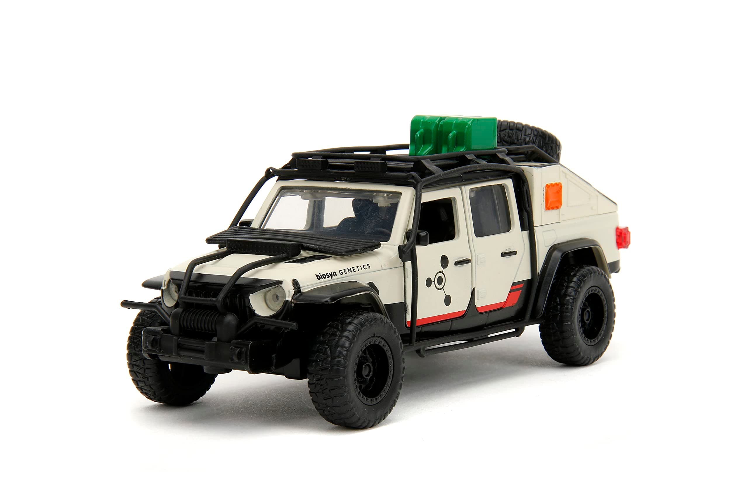 Jada Jurassic World Dominion 1:32 Jeep Gladiator Die-Cast Car, Toys for Kids and Adults