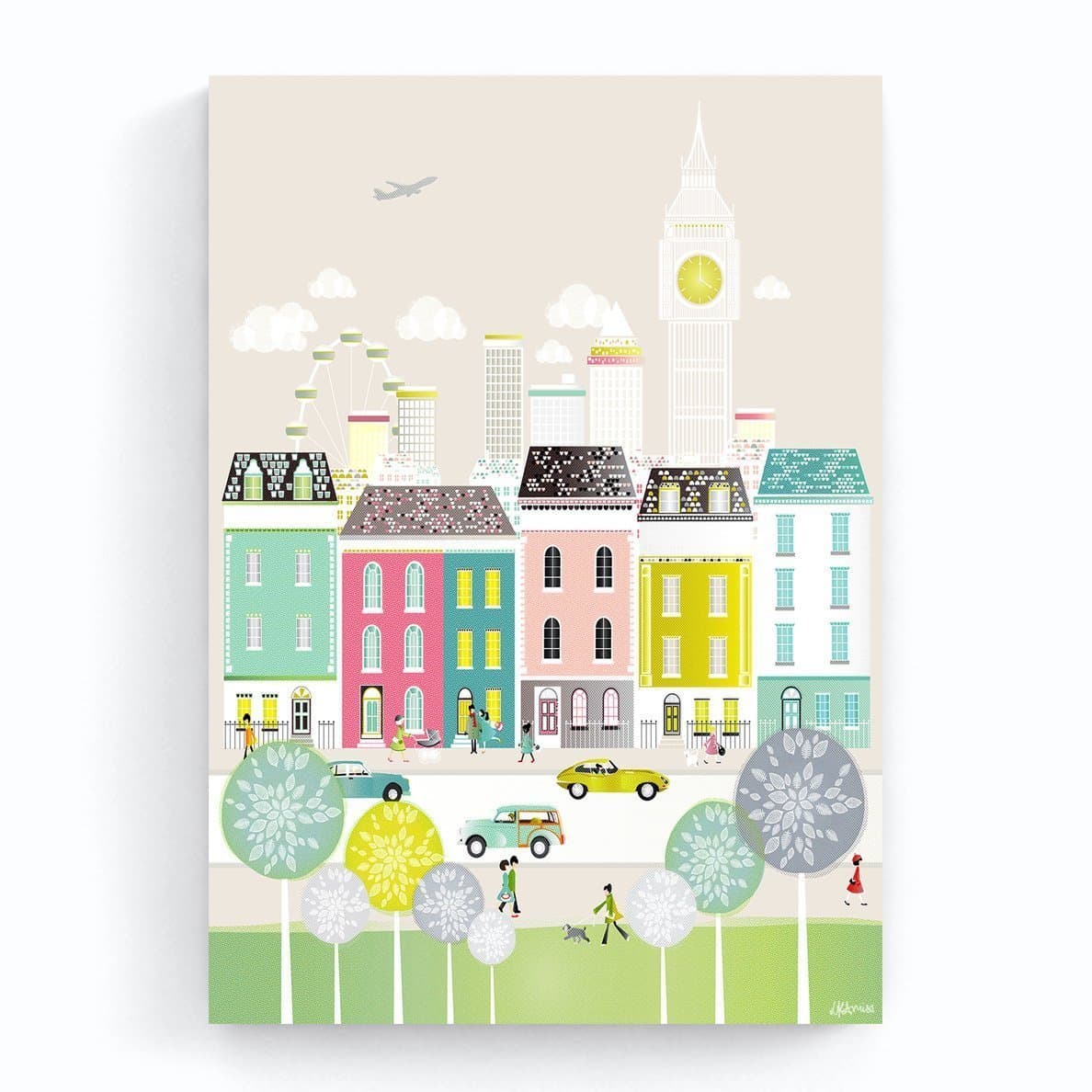 London Canvas Wall Art Print, Big Ben, Framed and Mounted Canvas