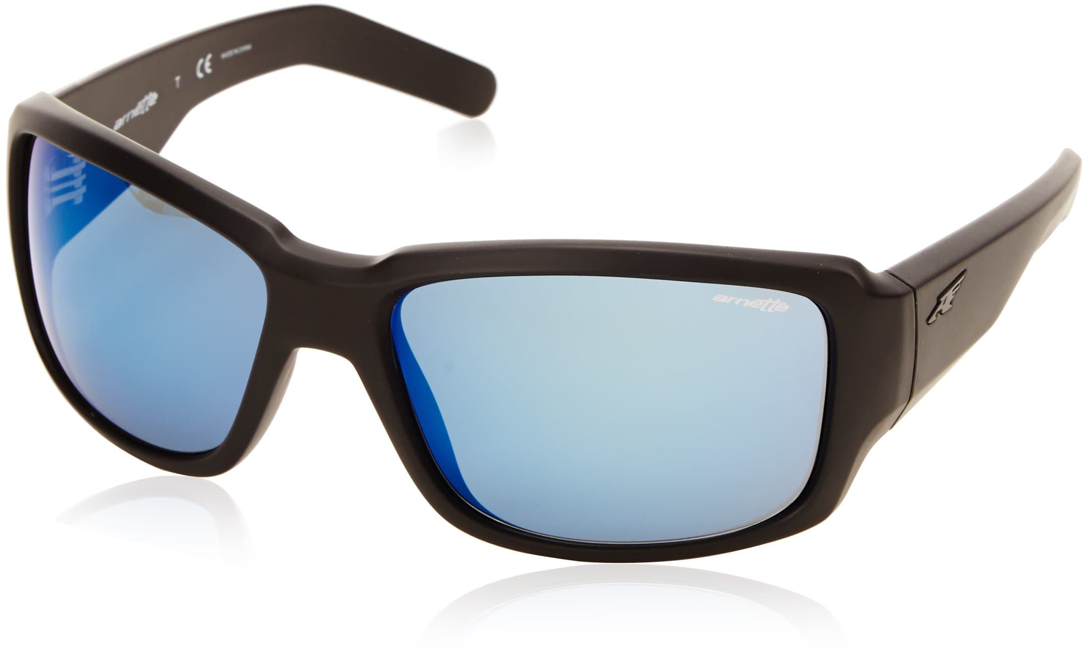 ARNETTE Men's An4201 Racketeer Rectangular Sunglasses