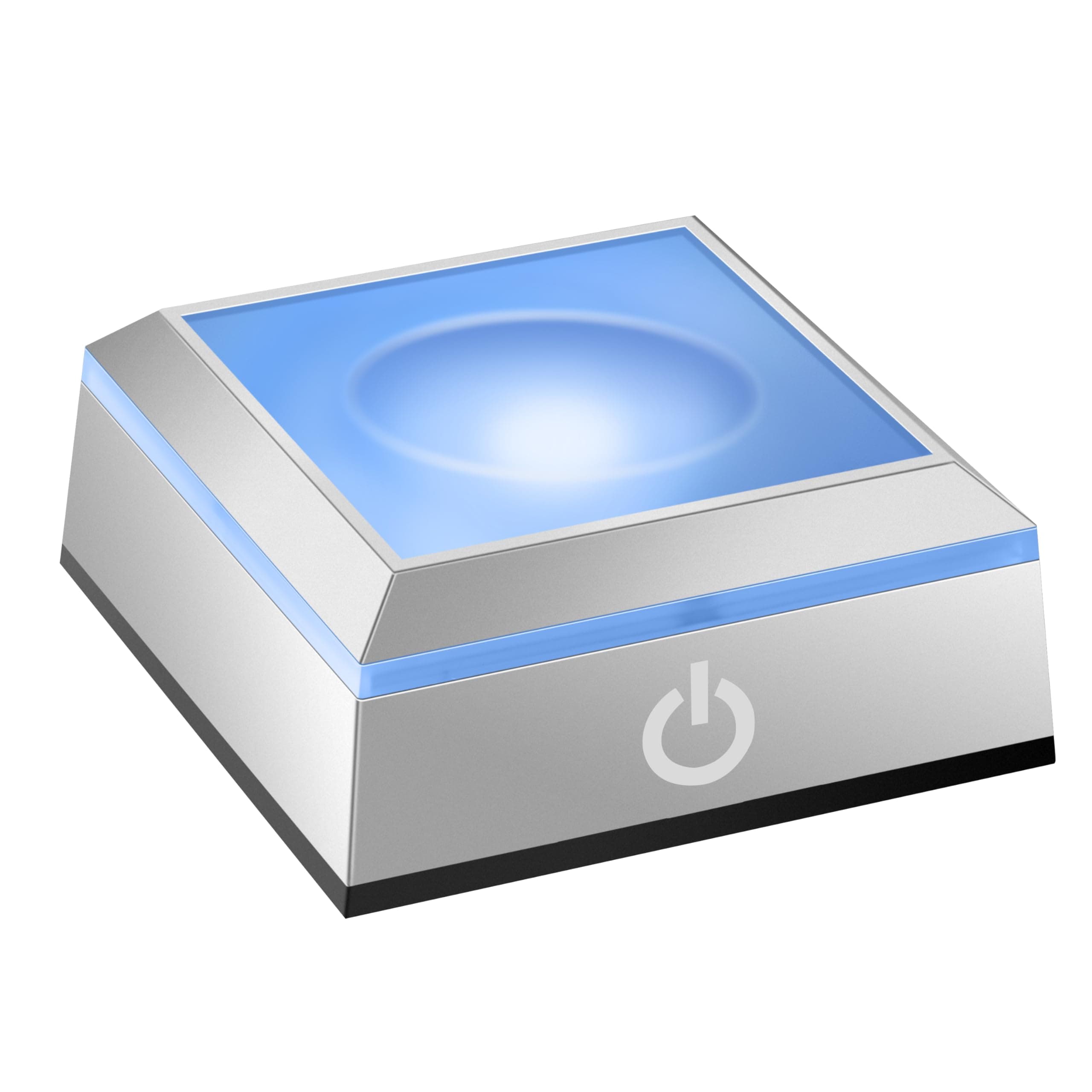 ERWEI LED Light Base Spherical Recess Show Crystal Ball Stand for 3D Laser Crystal Glass Art with Sensitive Touch Switch Display Base Show Decor