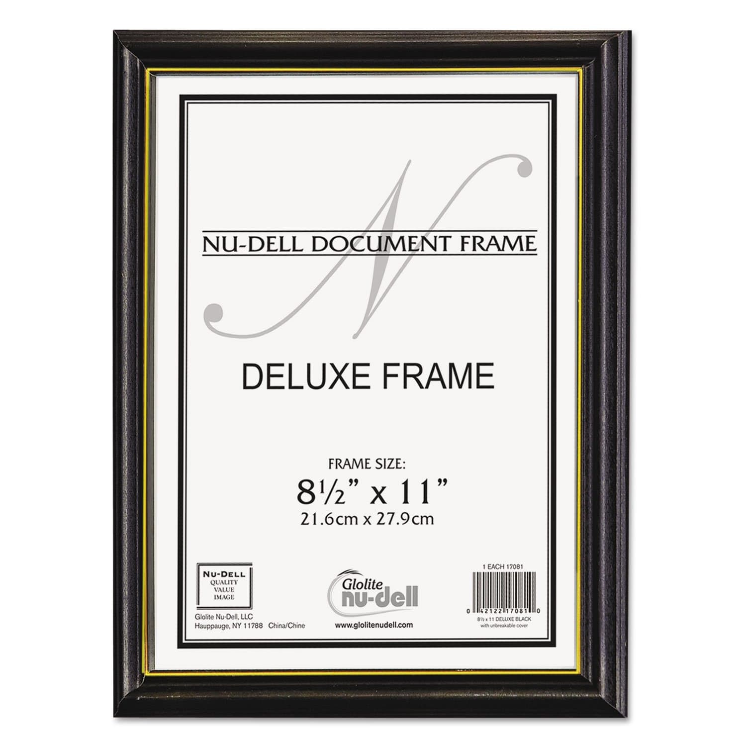 NUD17181 - Value Pack Deluxe Wood Document Frames