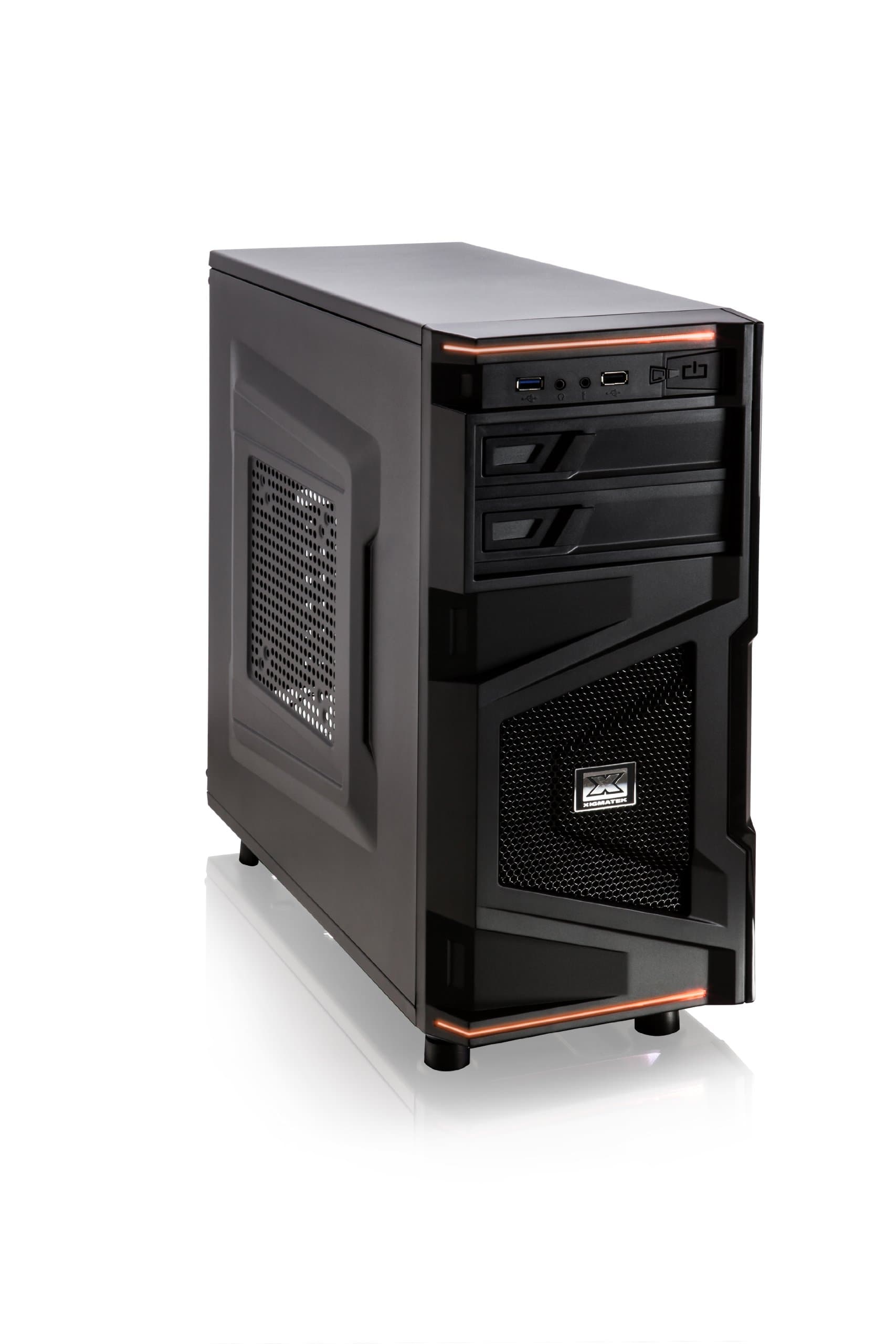 Xigmatek Steel ATX Mid Tower Computer Case CCM-35ABX-U01 Black