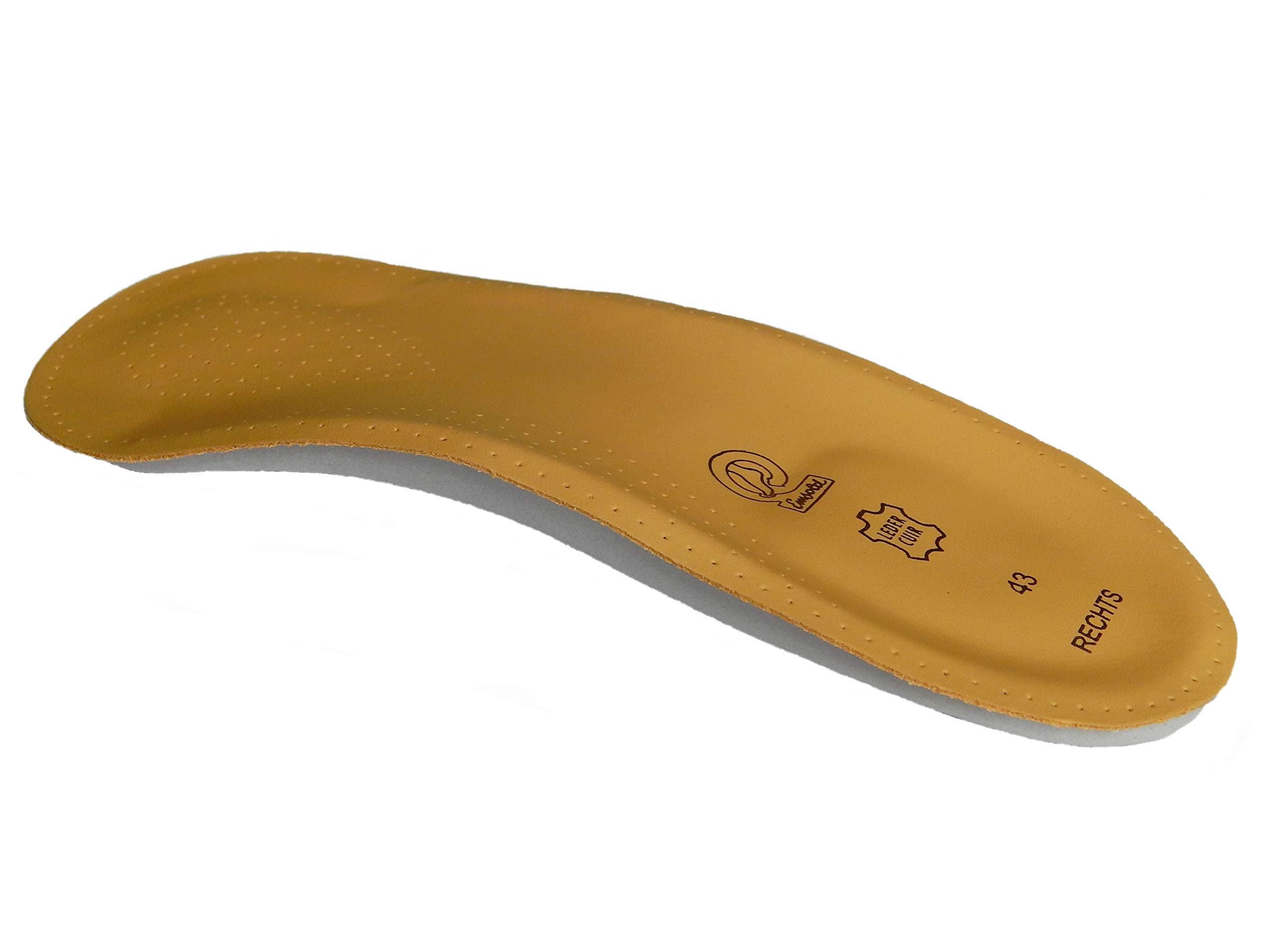 Cushioned Dress Sport Orthotic Semi-Rigid Arch Support Shoe Insert