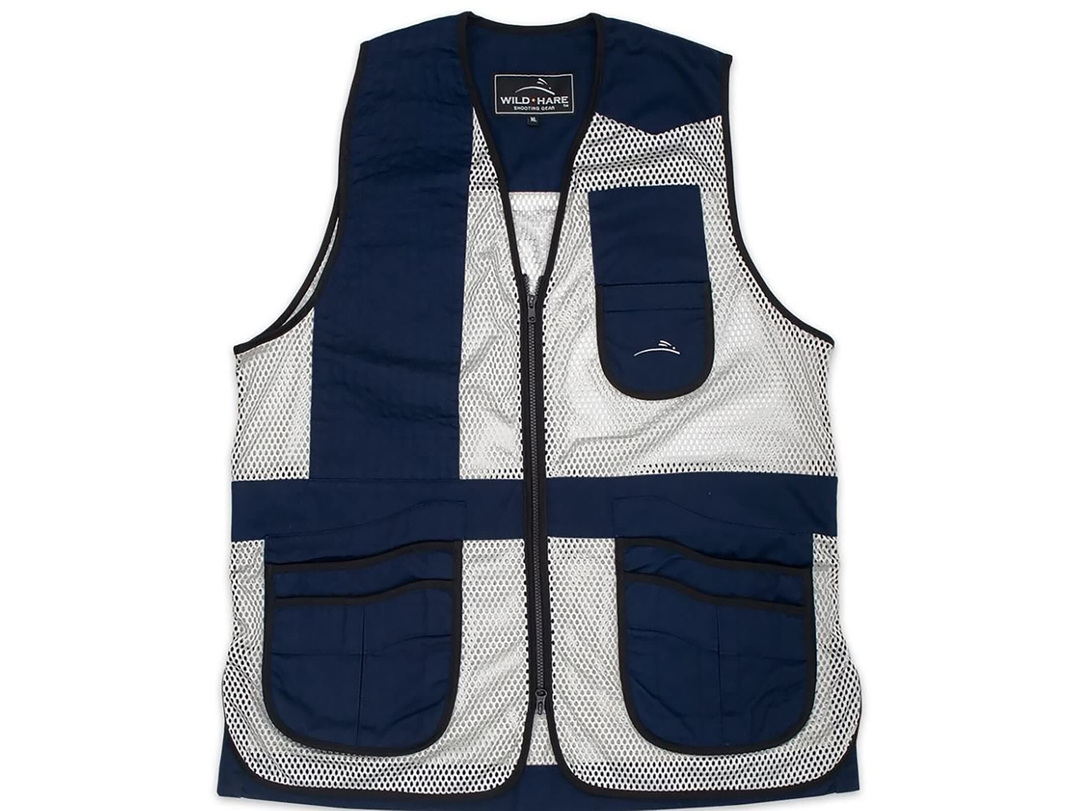 - Wild Hare Shooting Gear Heatwave Mesh Vest, Navy & Silver