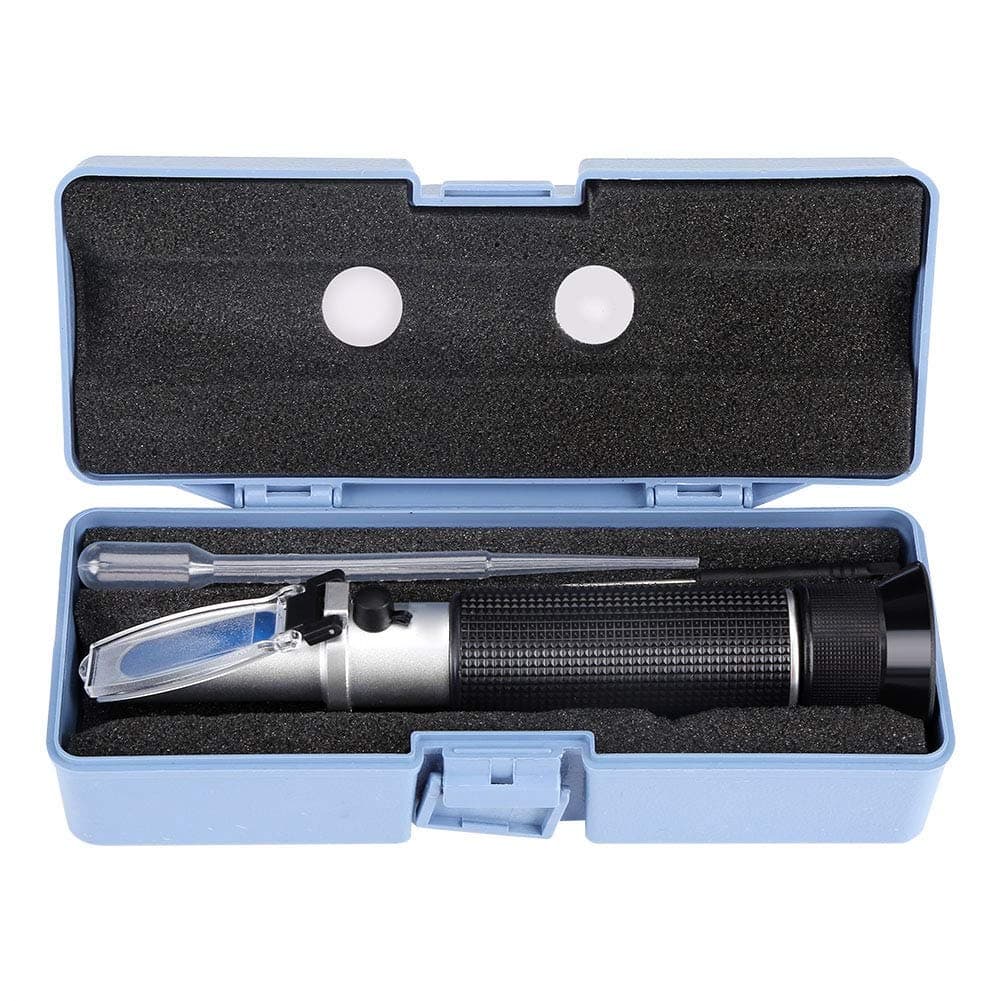 Alcohol Refractometer, Professional Handheld Alcohol 0-80% Test Refractometer, Alcohol Tester Meter Measure Instrument for Testing Distilled Beverage