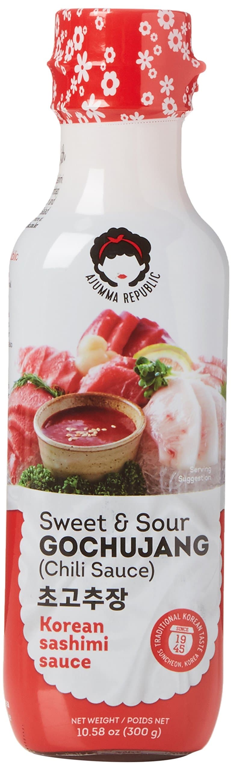 Ajumma Republic Sweet and Sour Gochujang Chilli Sauce 300 g (Pack of 3)