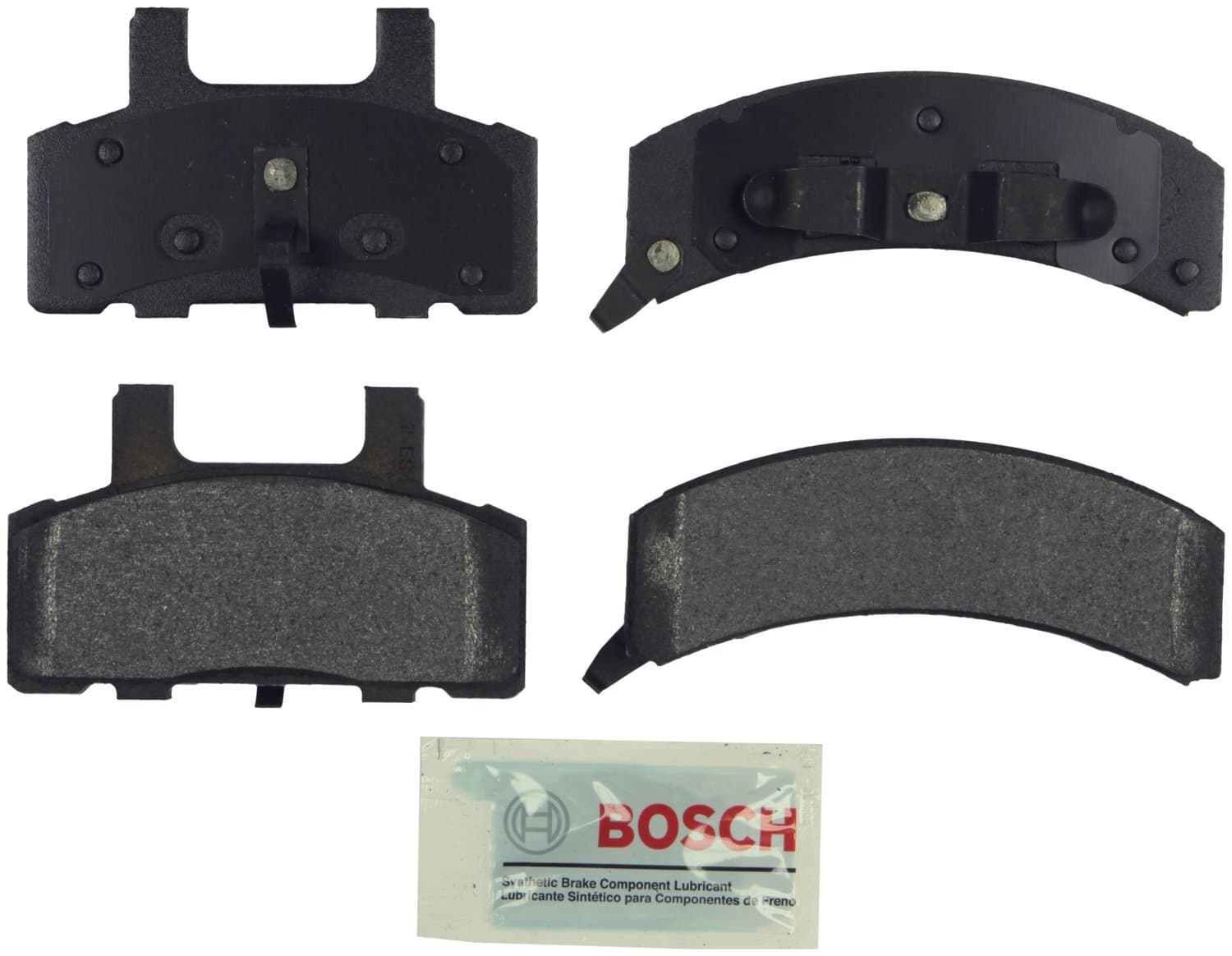 BOSCH BE369 Blue Semi-Metallic Disc Brake Pad Set - Compatible With Select Cadillac Escalade; Chevrolet / GMC Astro, C/K Trucks, Express, Safari, Savana, Suburban, Tahoe, Yukon; Dodge Ram +More; FRONT