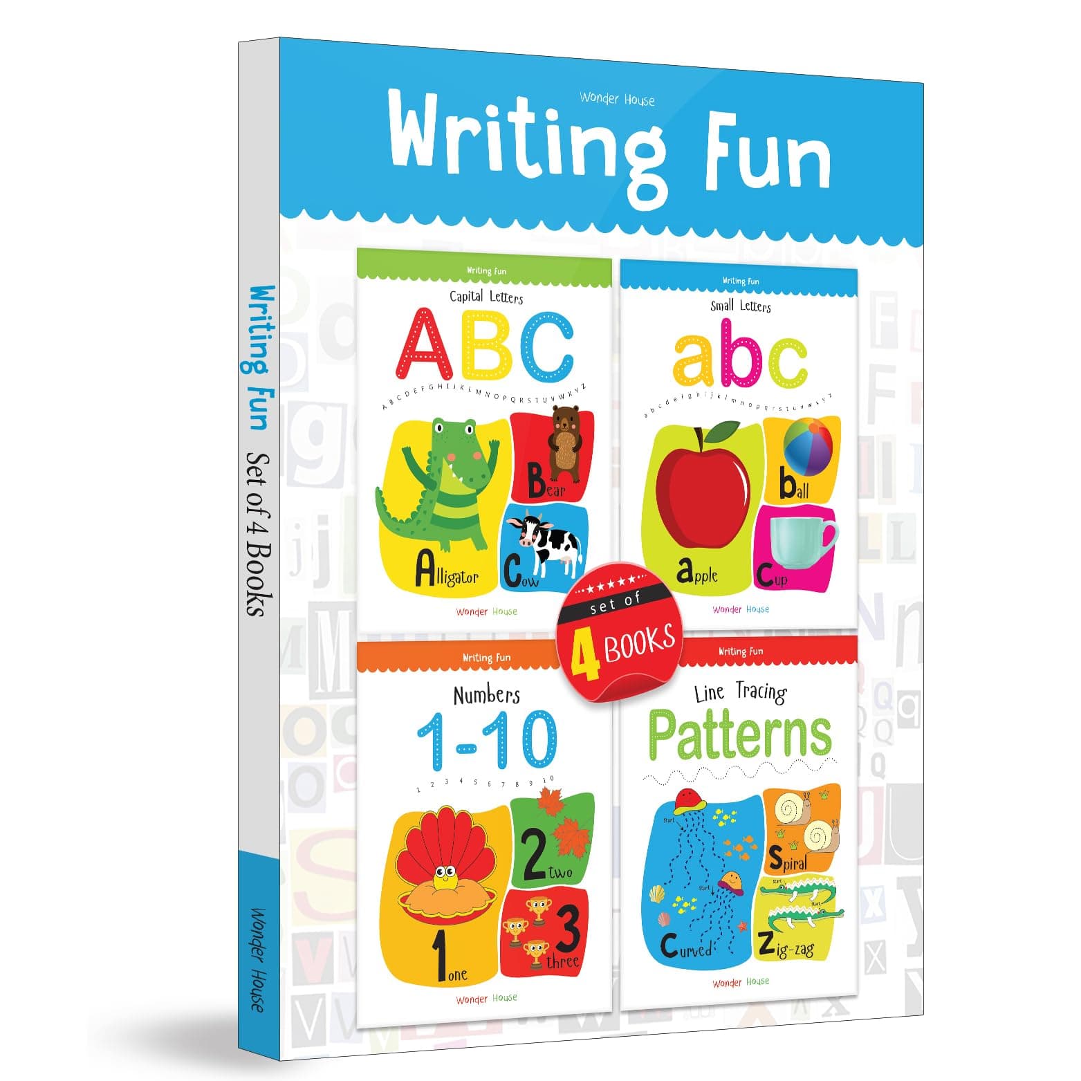 Writing Practice Pack of 4 Books (Writing Fun)