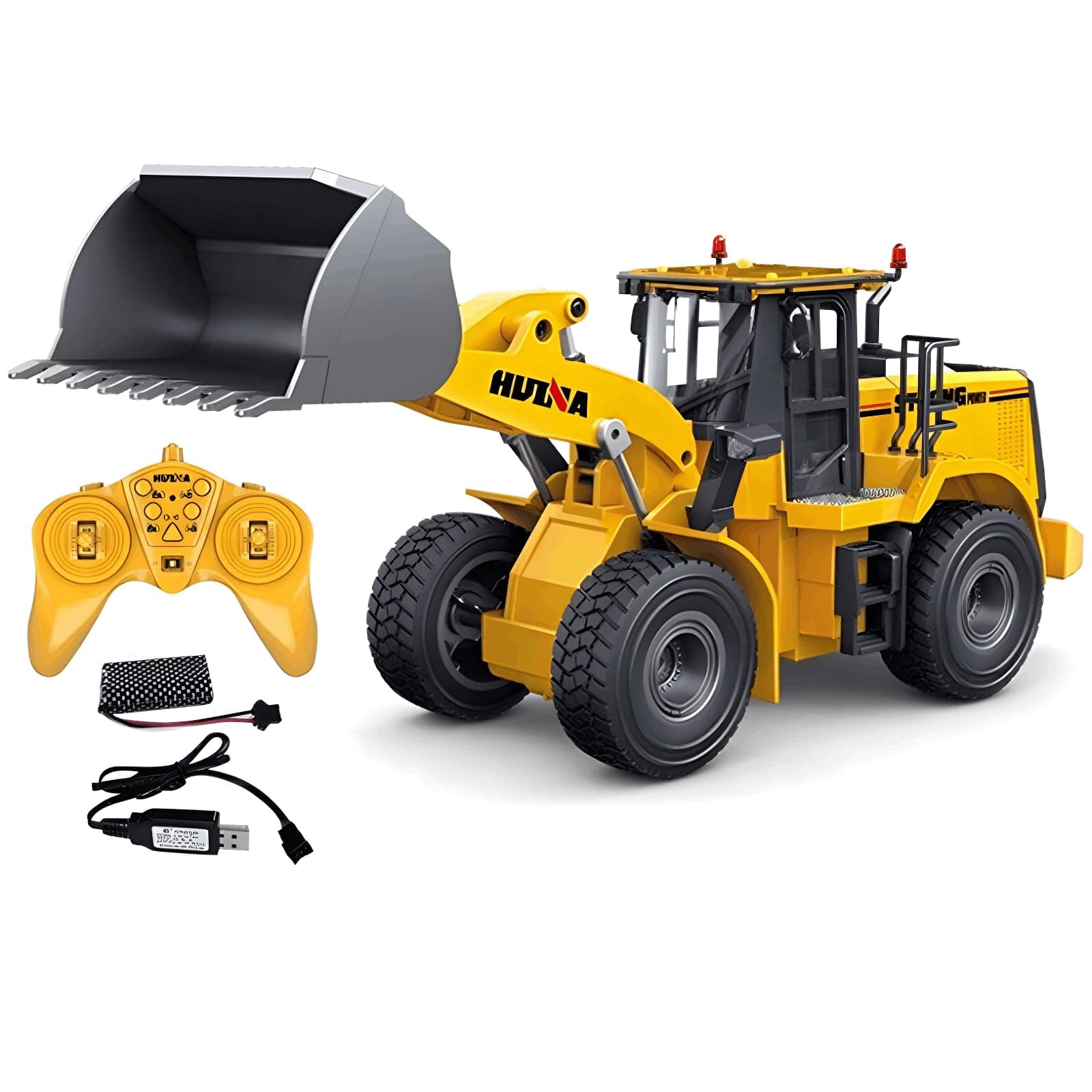 RLS Hunia RC Remote controlled Truck Bulldozer Tractor Loader construction vehicle Toy car 2.4GHz Bulldozer Engineering Excavator Digger Vehicle 1:24