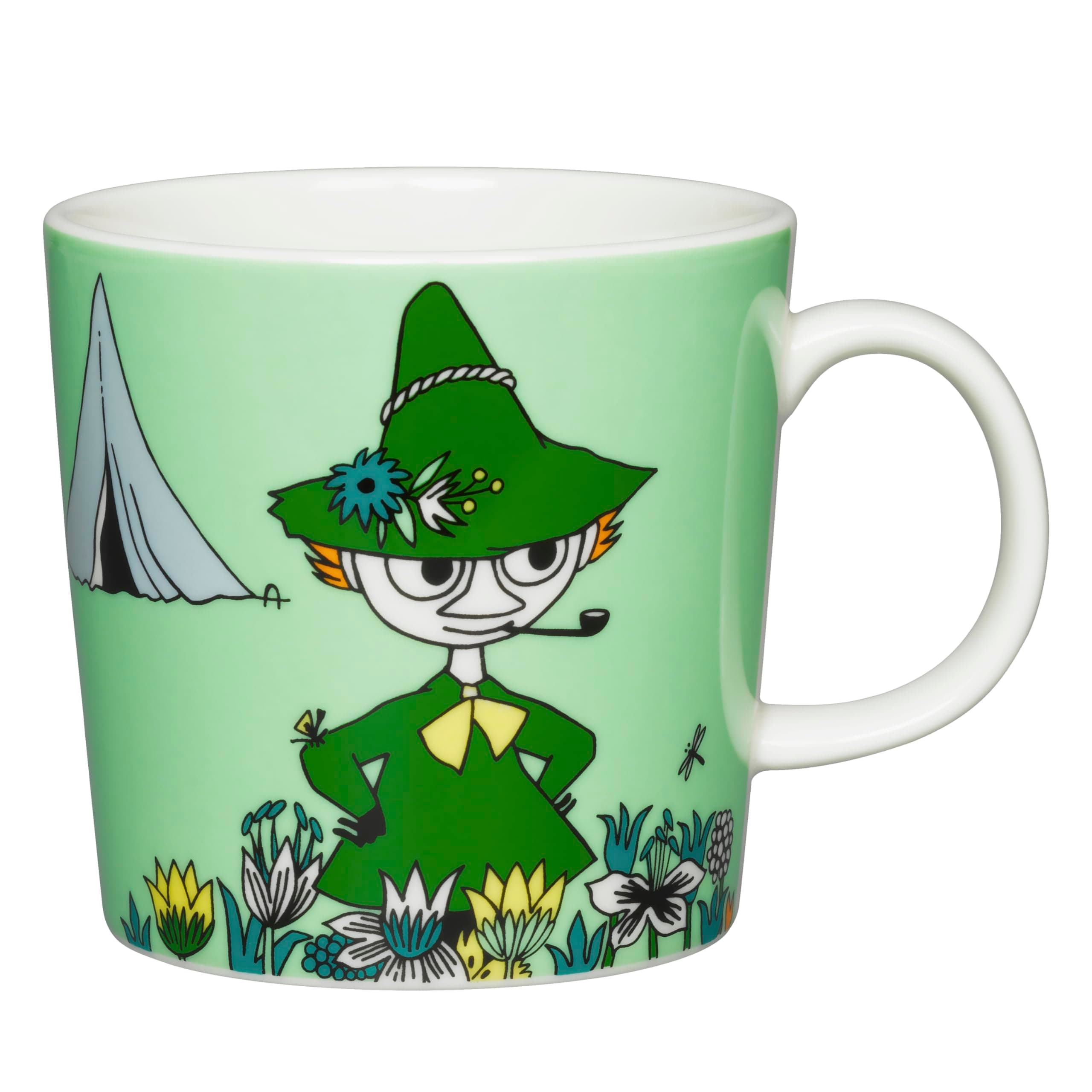 Moomin Arabia Mug 10oz Snufkin Green